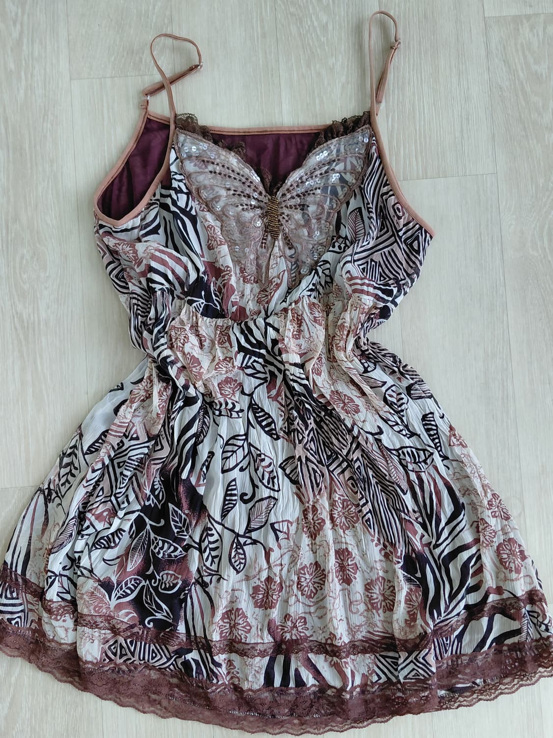 [빈티지] 패턴 나시 원피스 빈티지 스타일 상품이미지1