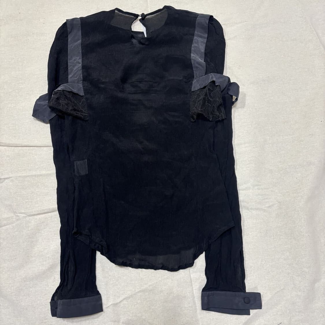 Veronique Branquinho silk cutsew shirt 상품이미지5
