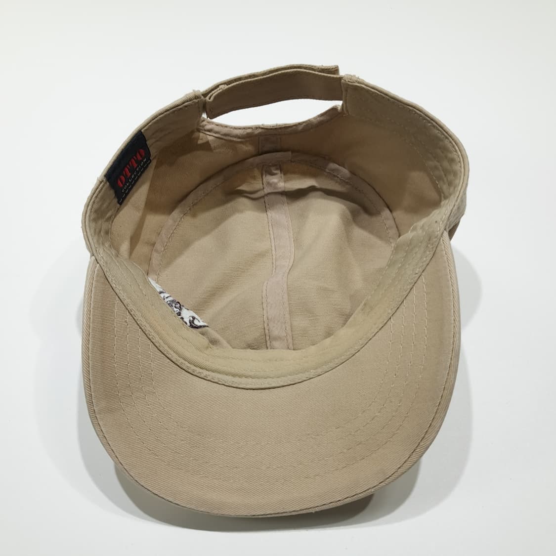 오토 컬렉션 베이지 나비 자수 밀리터리캡 모자 P2080 상품이미지6