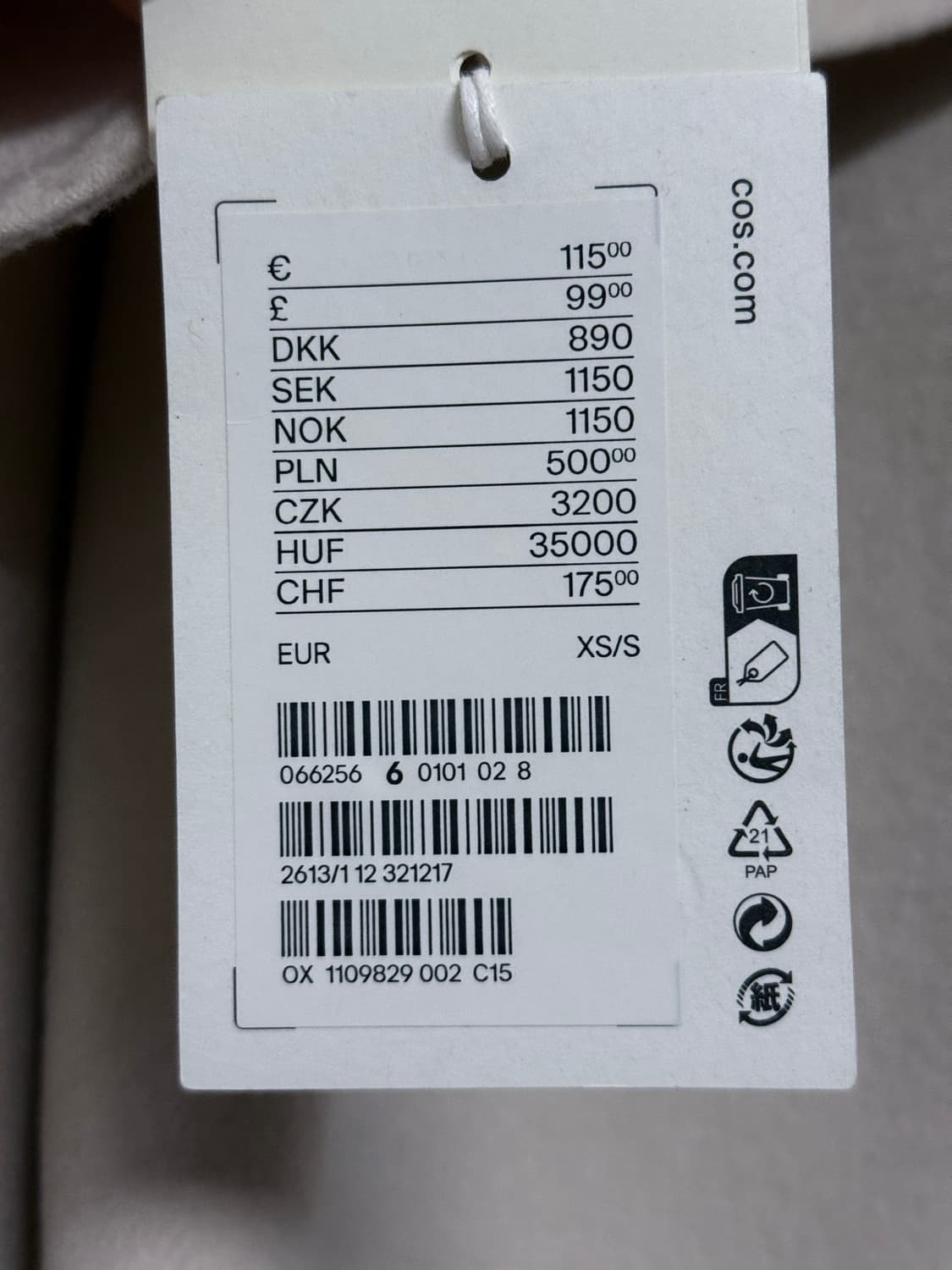 코스 오픈백 볼레로 울 자켓 아이보리 상품이미지4