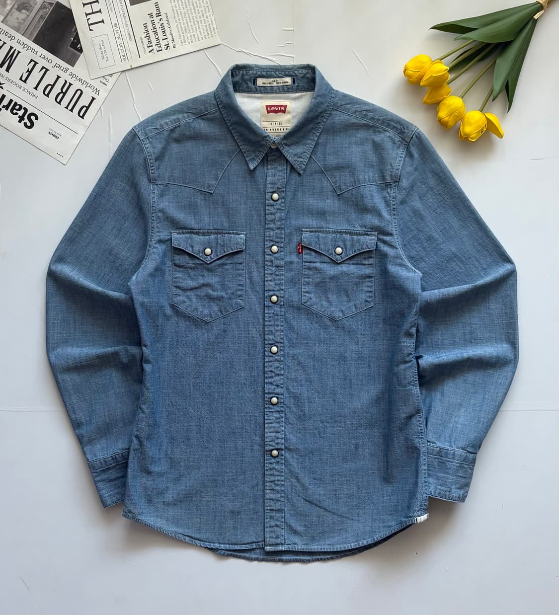 Levi's 리바이스 웨스턴 데님 셔츠 상품이미지2