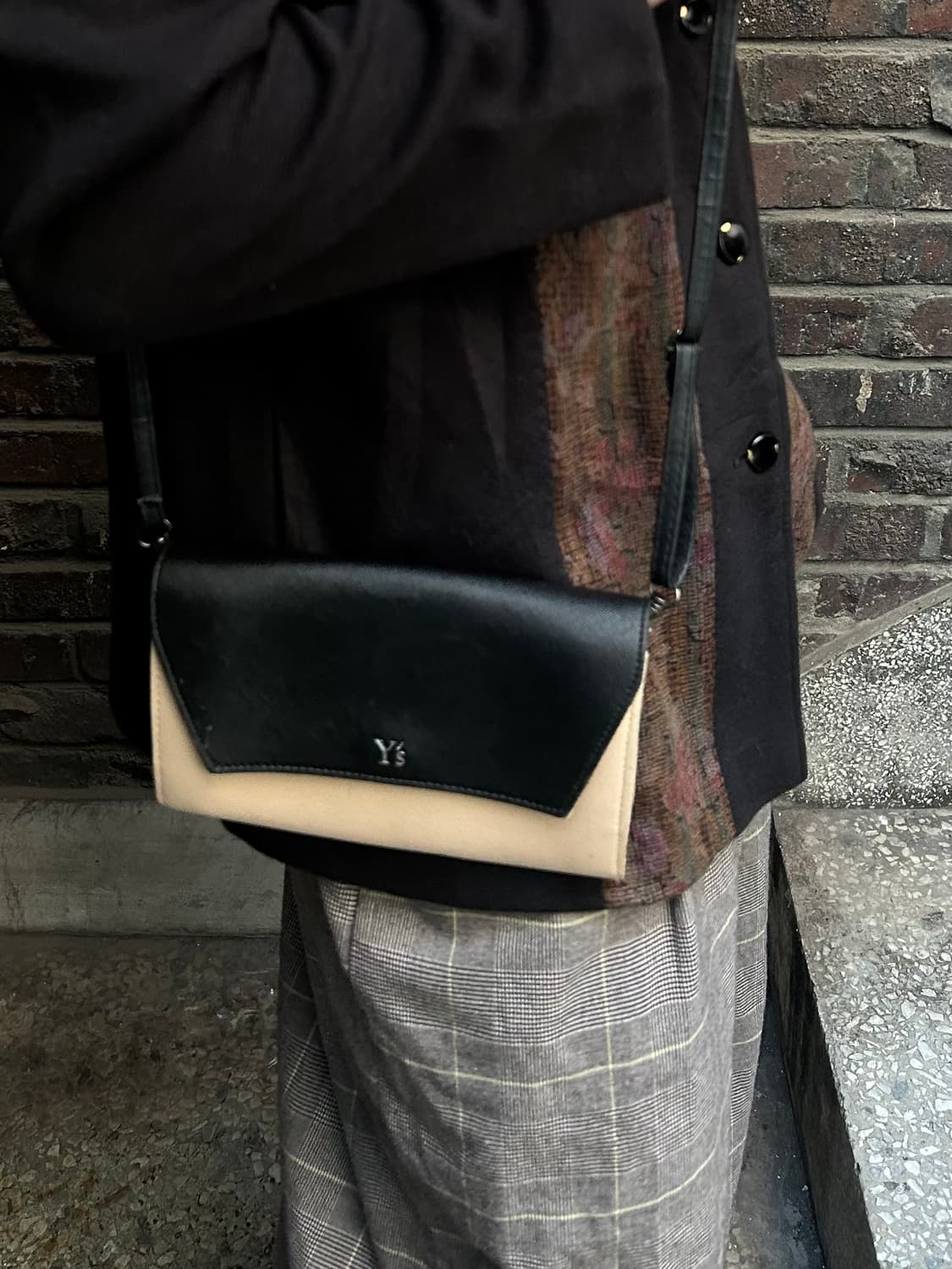 Y’s 요지야마모토 미니멀 미니 크로스백 상품이미지1