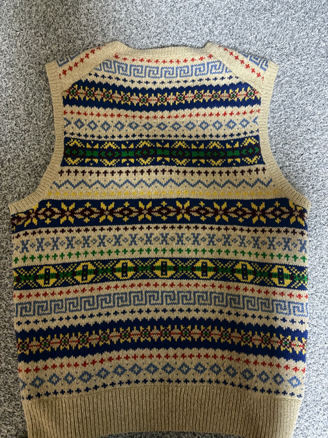 폴로 랄프로렌 페어아일 니트 베스트 M 상품이미지3