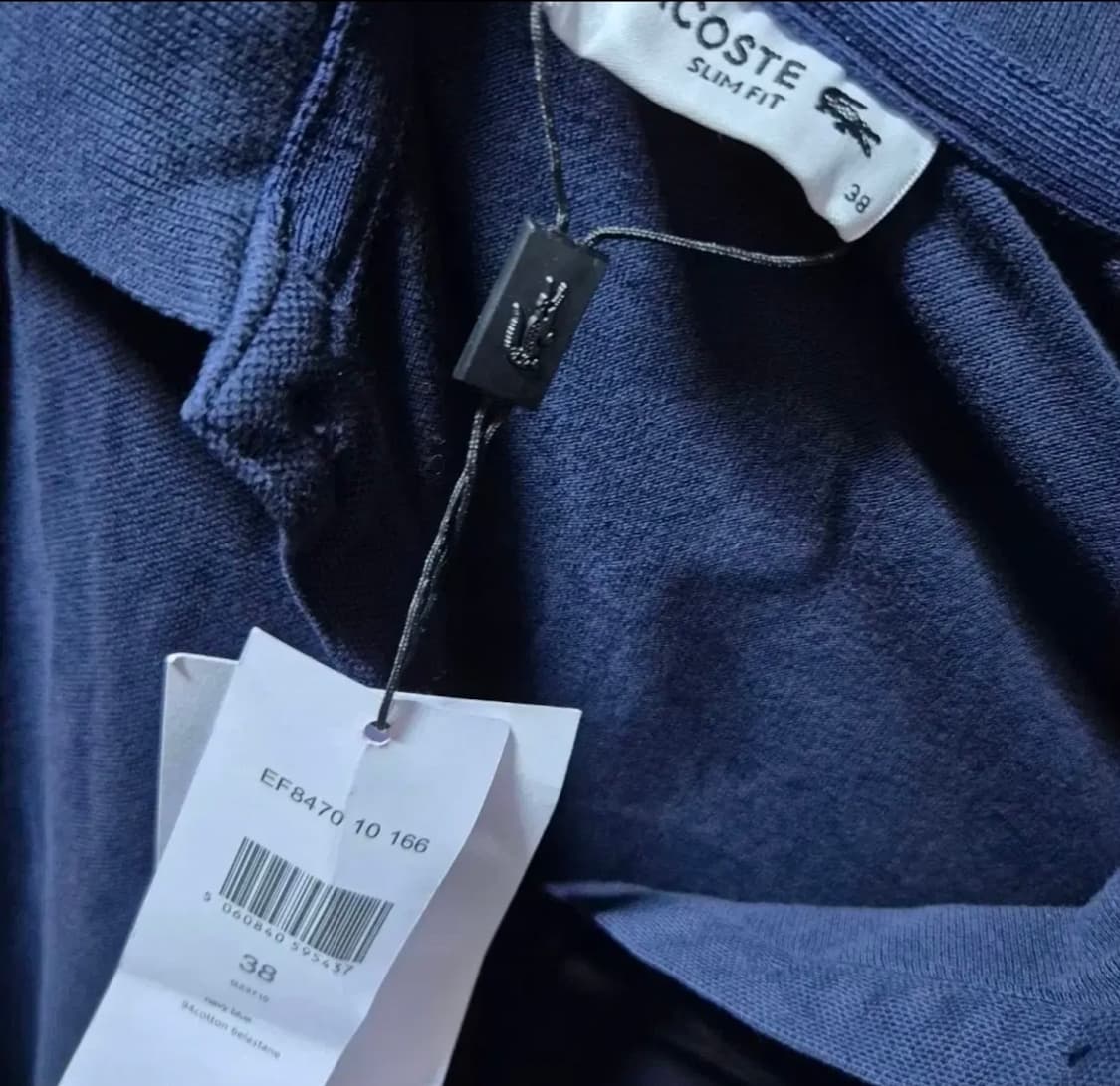 새상품 라코스테 폴로원피스 네이비 38 상품이미지3