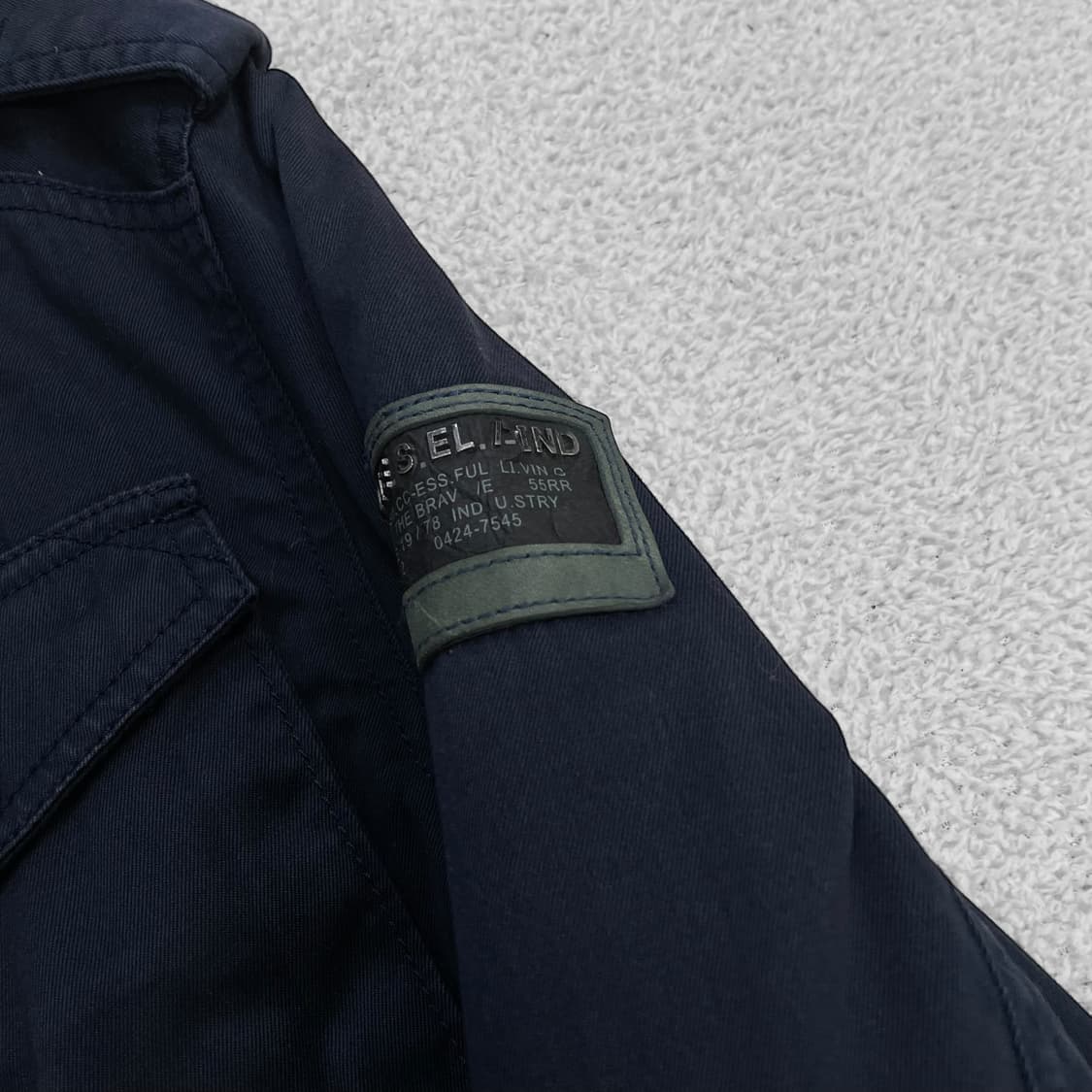 디젤 DIesel 밀리터리 필드 자켓 네이비 상품이미지3