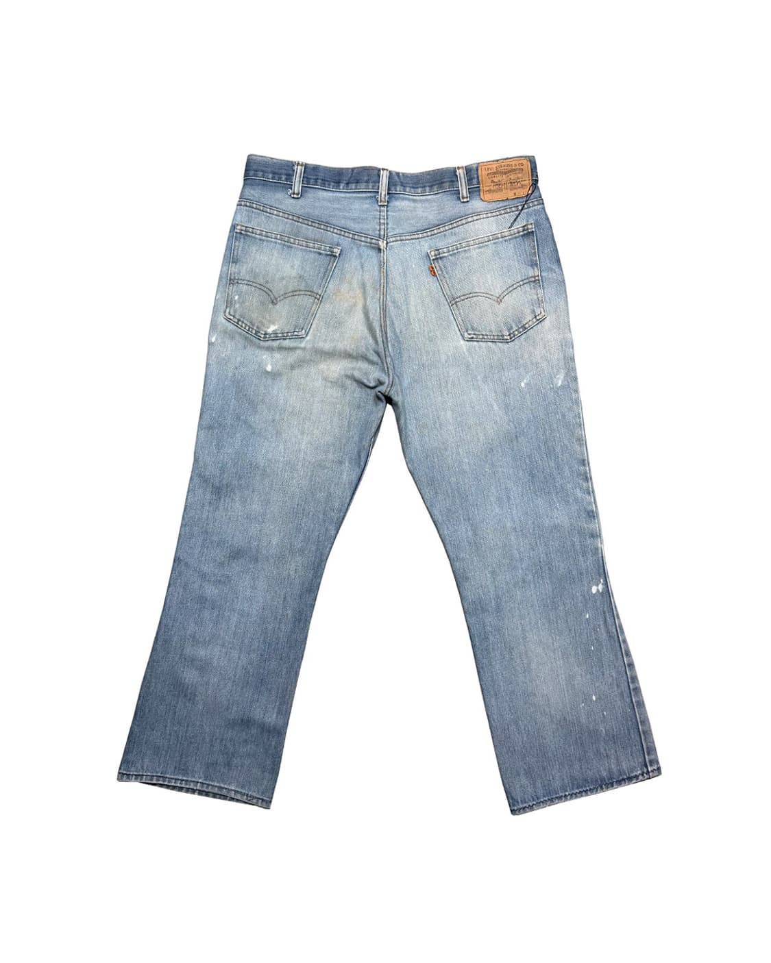 80s 리바이스517 부츠컷 오렌지탭 데님 팬츠 38x36 상품이미지2