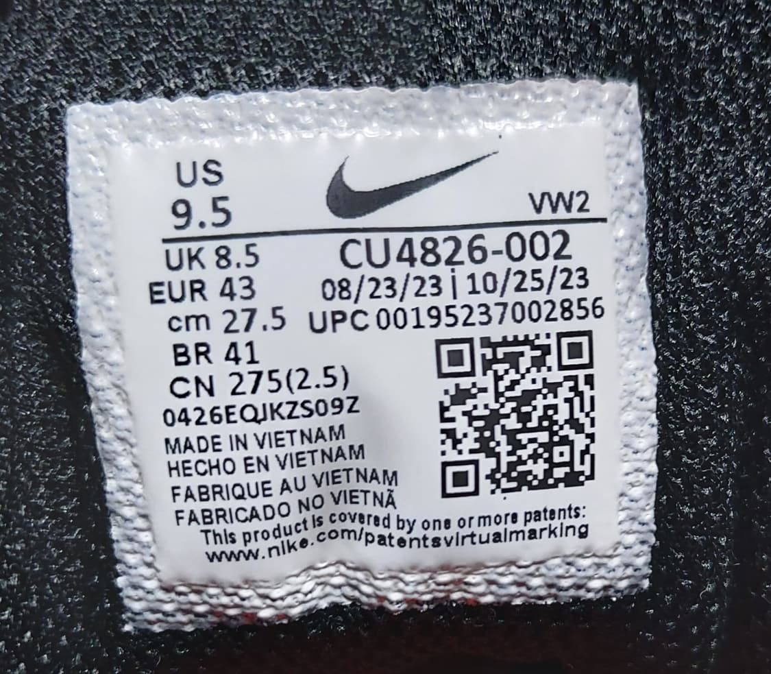 나이키 에어맥스 AP(Nike Air Max AP) 블랙 화이트(275) 상품이미지8