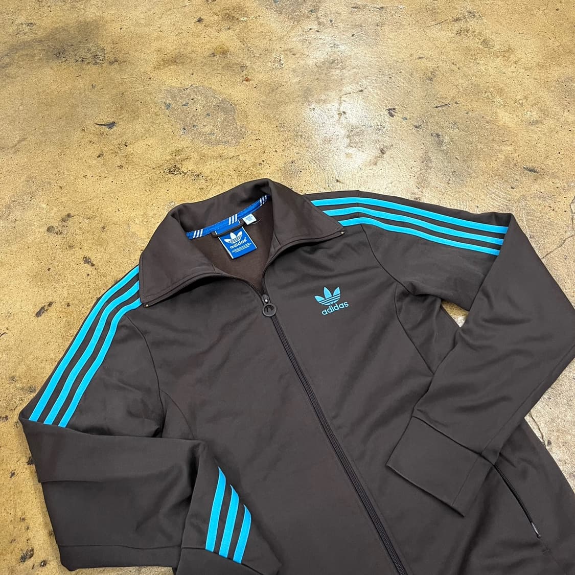 아디다스 브라운 민트 하늘 초코민트 유로파 져지 트랙탑 100 상품이미지1