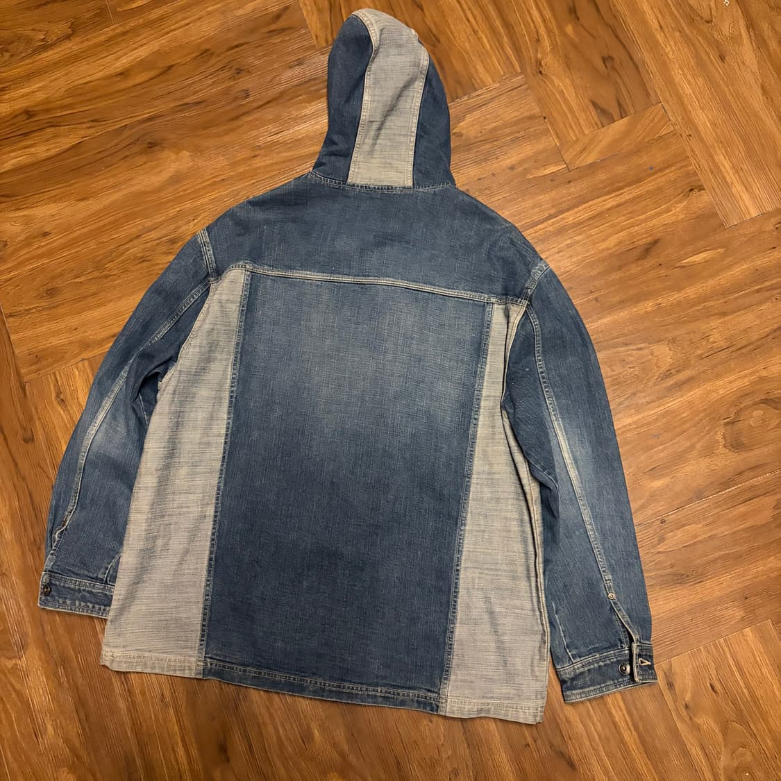 QUIKSILVER TWO TONE DENIM ZIPUP JACKET 상품이미지9