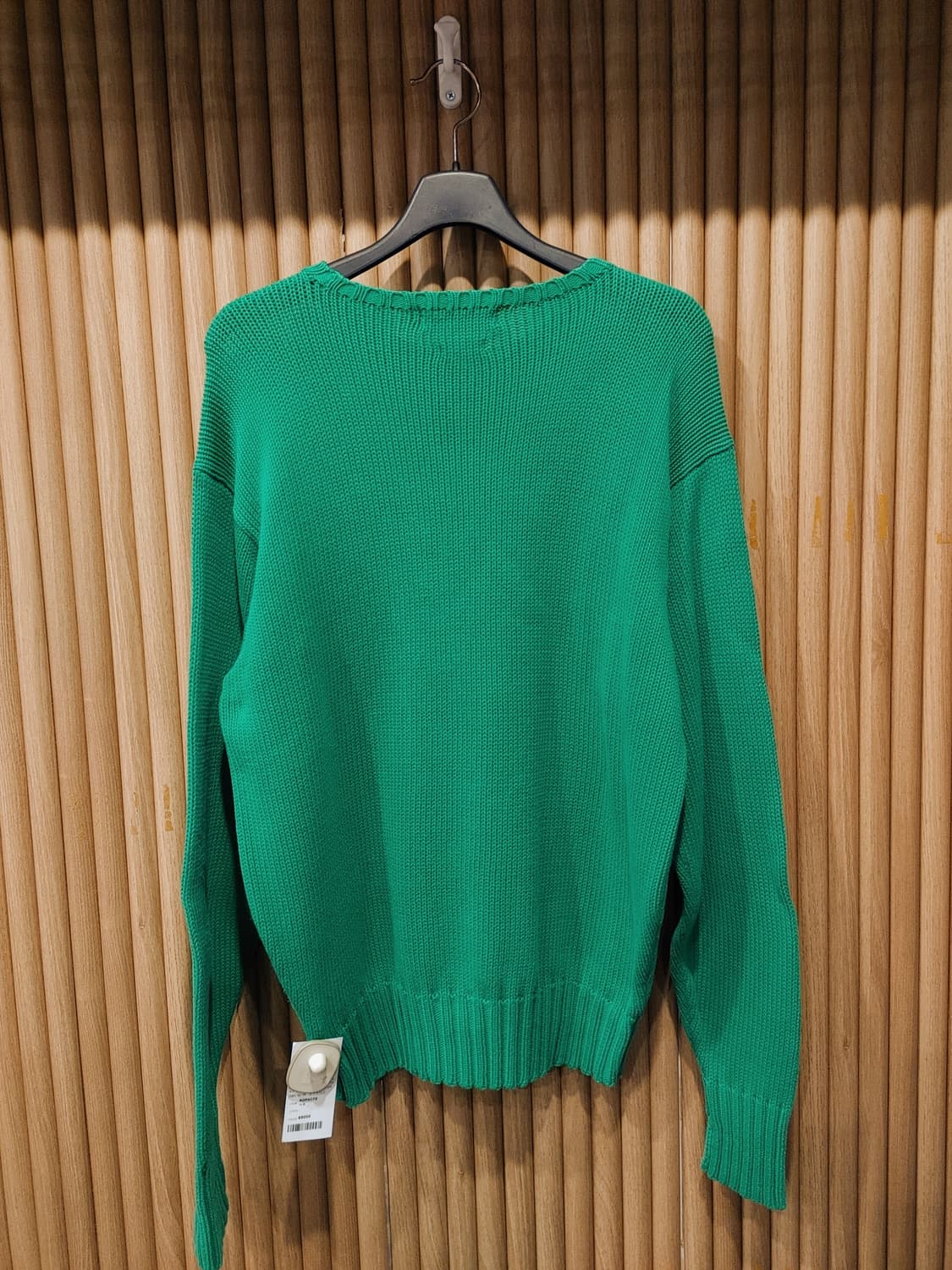 무배) 폴로 랄프로렌 그린 로고 니트 - L 상품이미지6