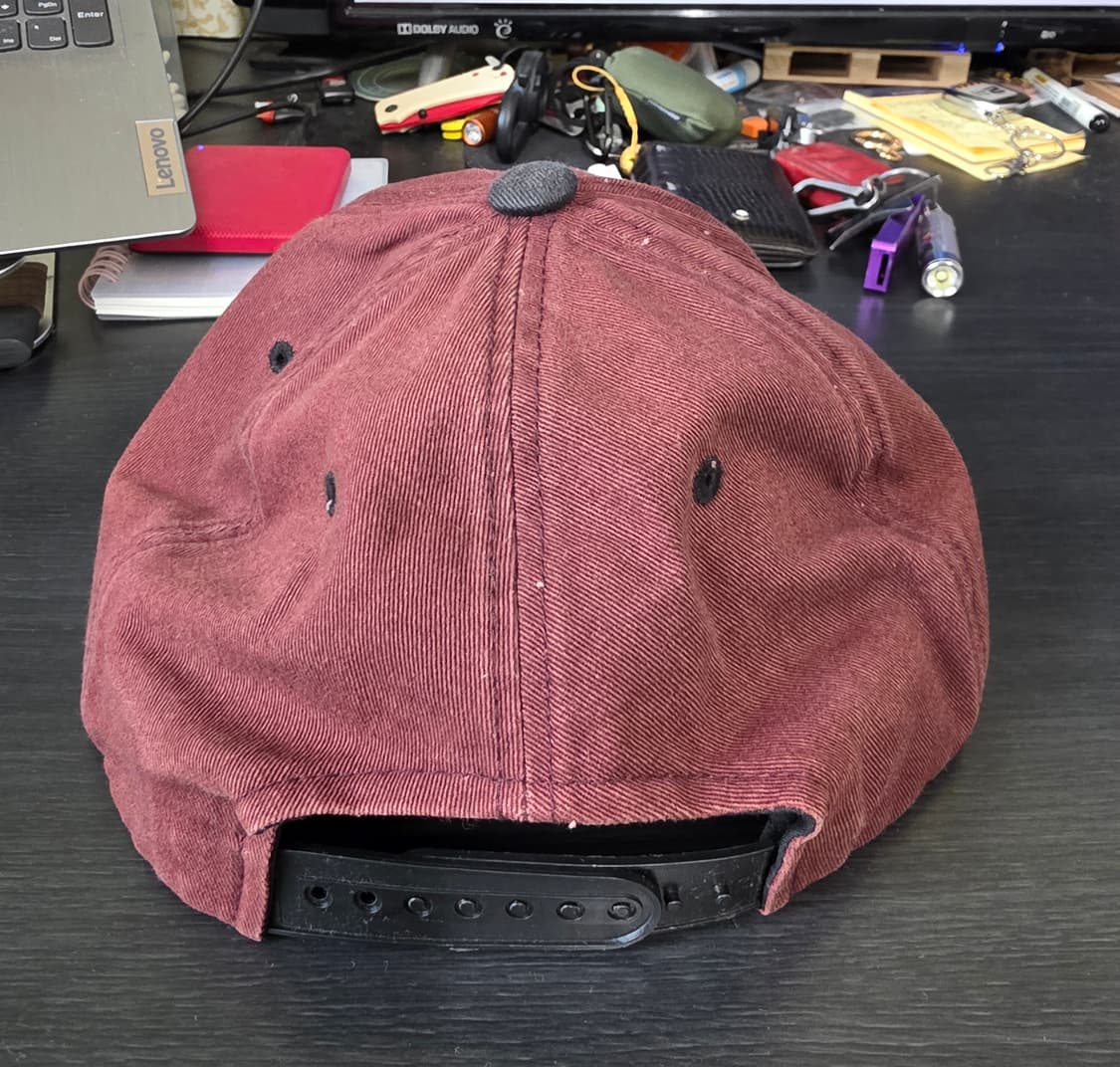 도넛리벤지 블루버드 캡 버건디 상품이미지3