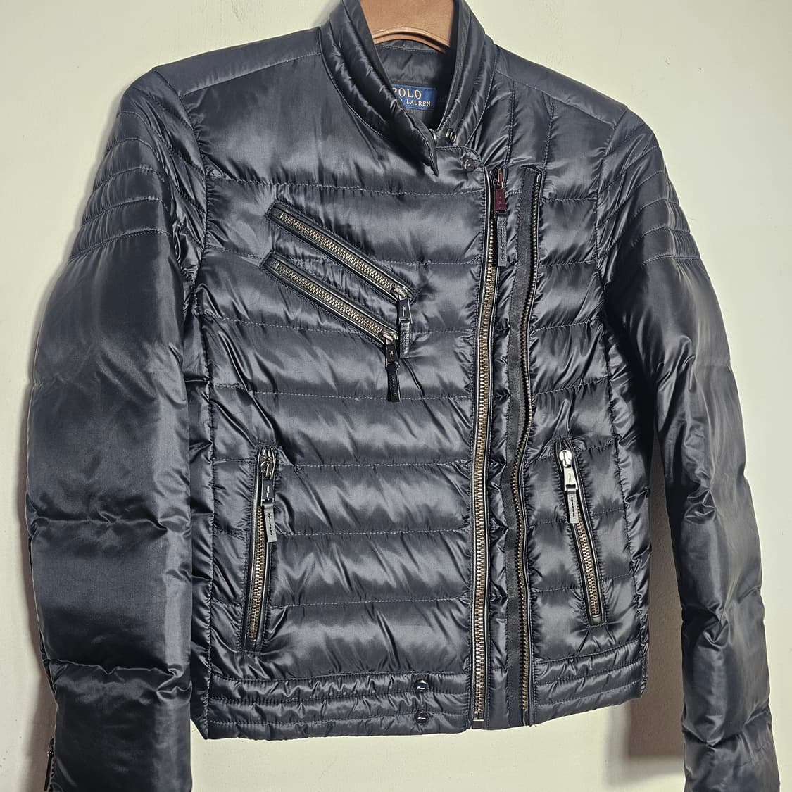 폴로 오리털 경량 라이더 크롭 자켓 상품이미지9