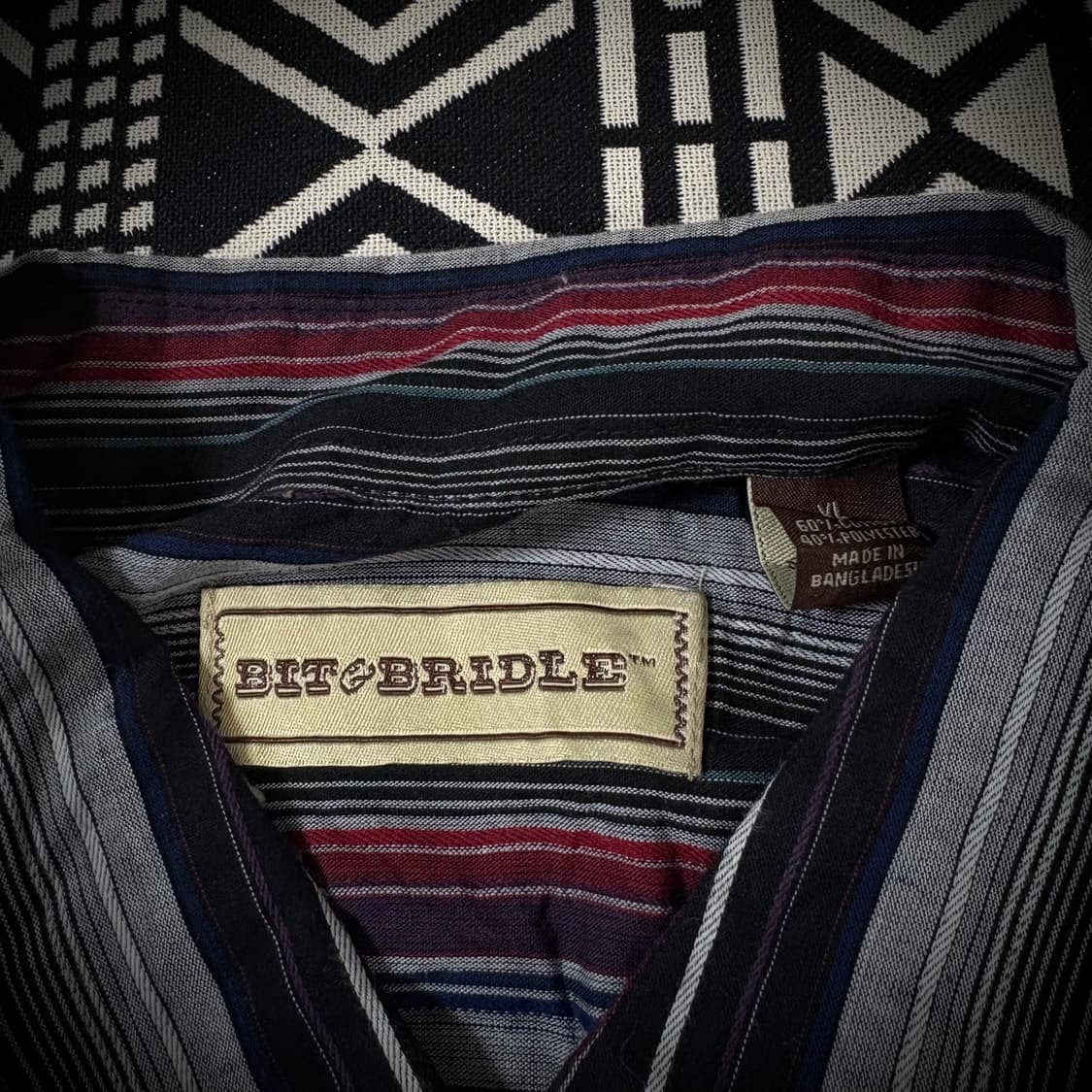 Bit & Bridle Western Stripe Shirt 상품이미지6