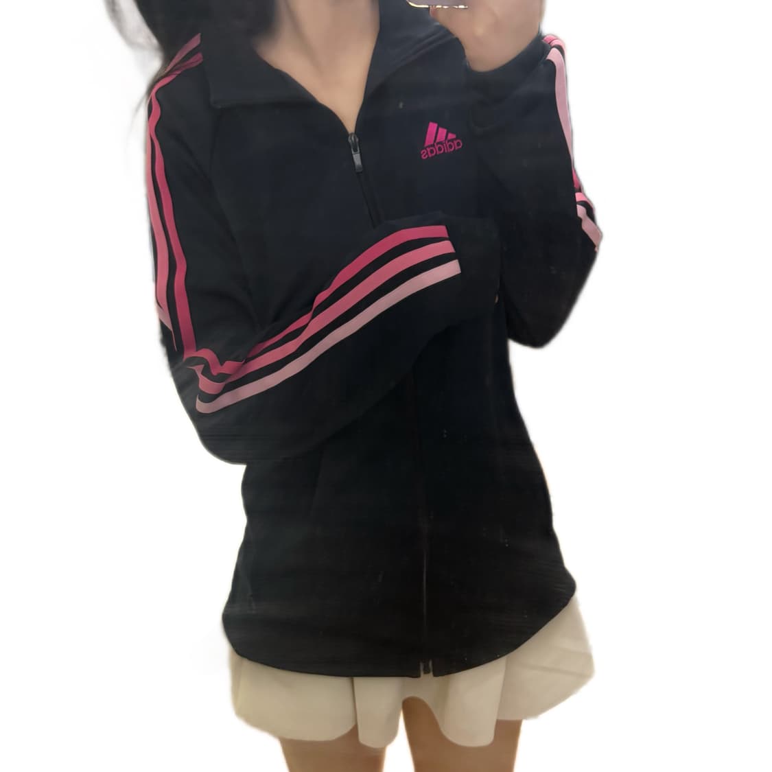 아디다스 핑크 그라데이션 블랙 트랙탑 져지 상품이미지1