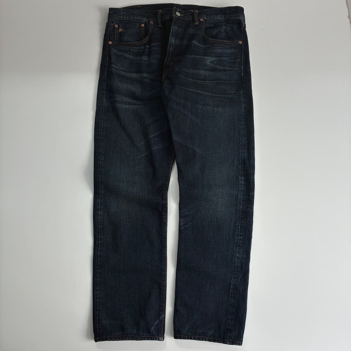 RRL  더블알엘 하이슬림 셀비지 데님 팬츠 상품이미지2