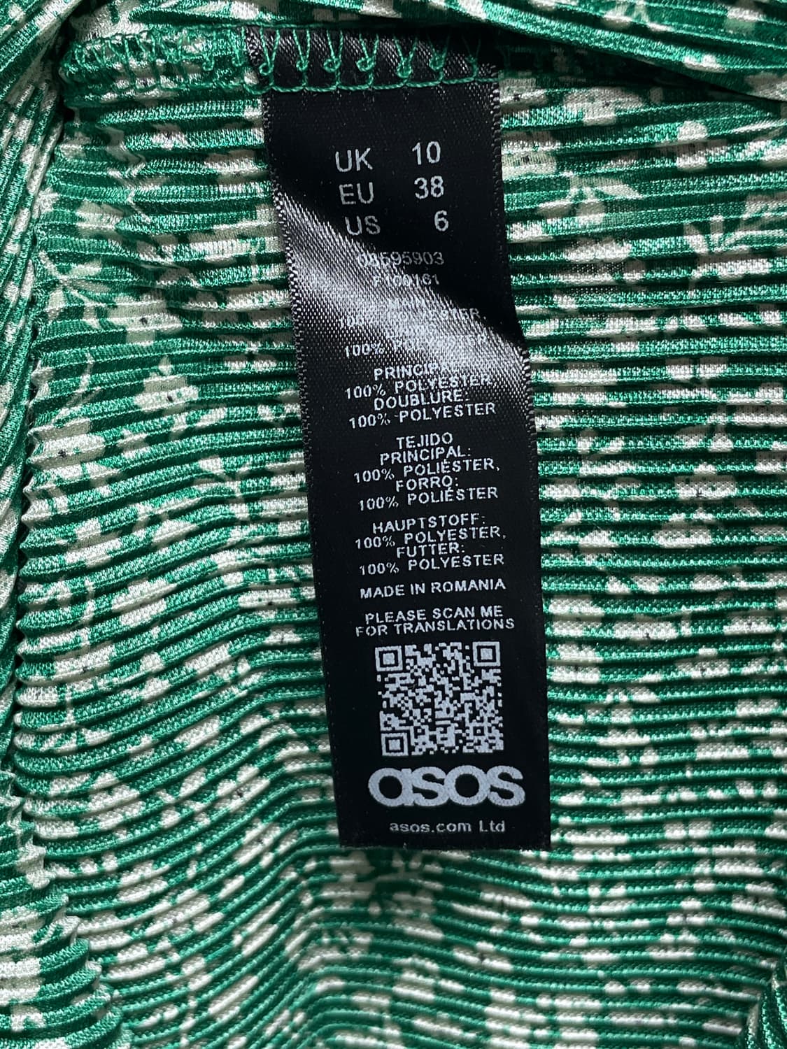 (새상품) ASOS 아소스 floral 롱 원피스 (55-55반)  상품이미지7