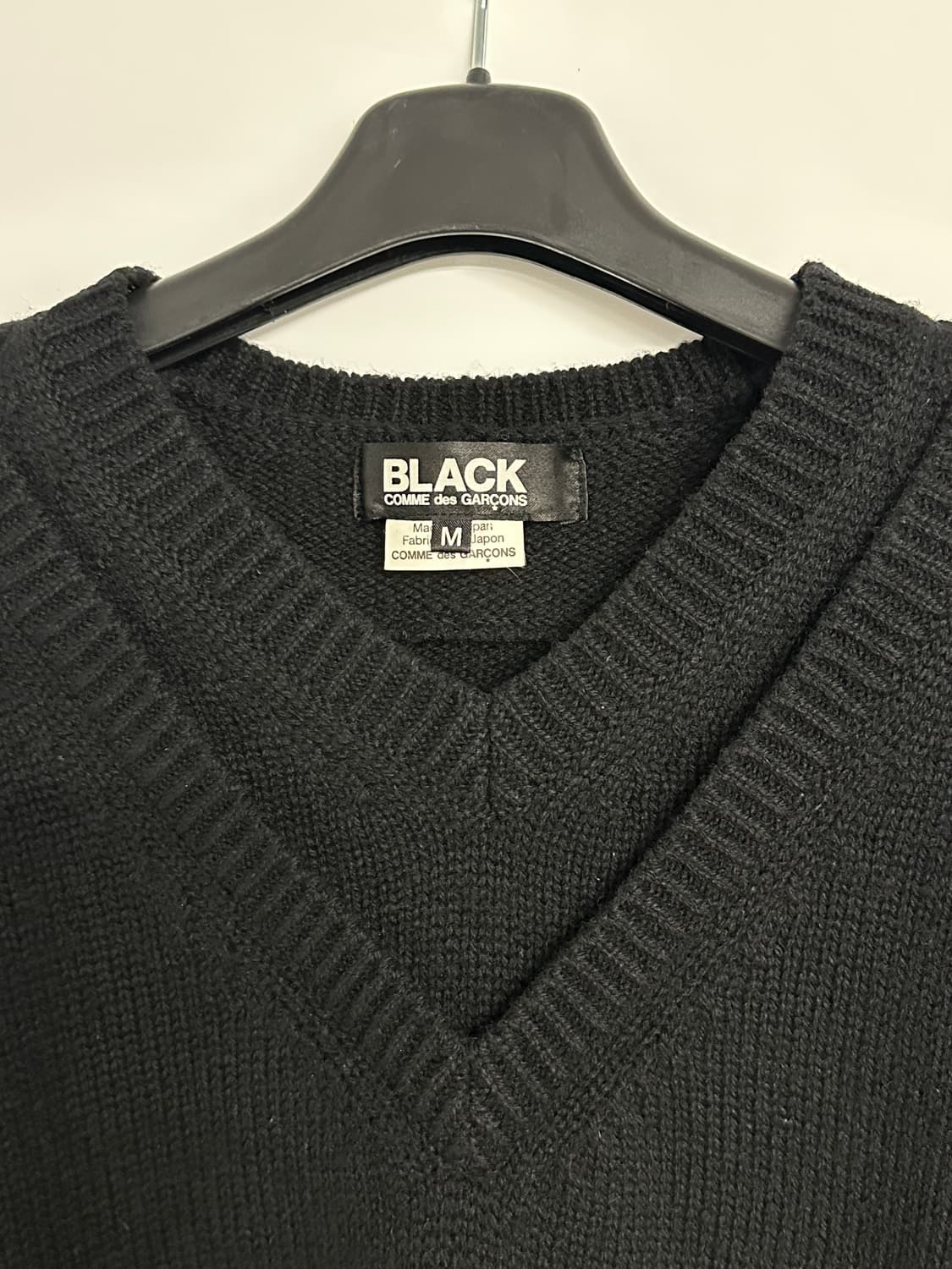 [M] 꼼데가르송 블랙라인 니트 상품이미지1