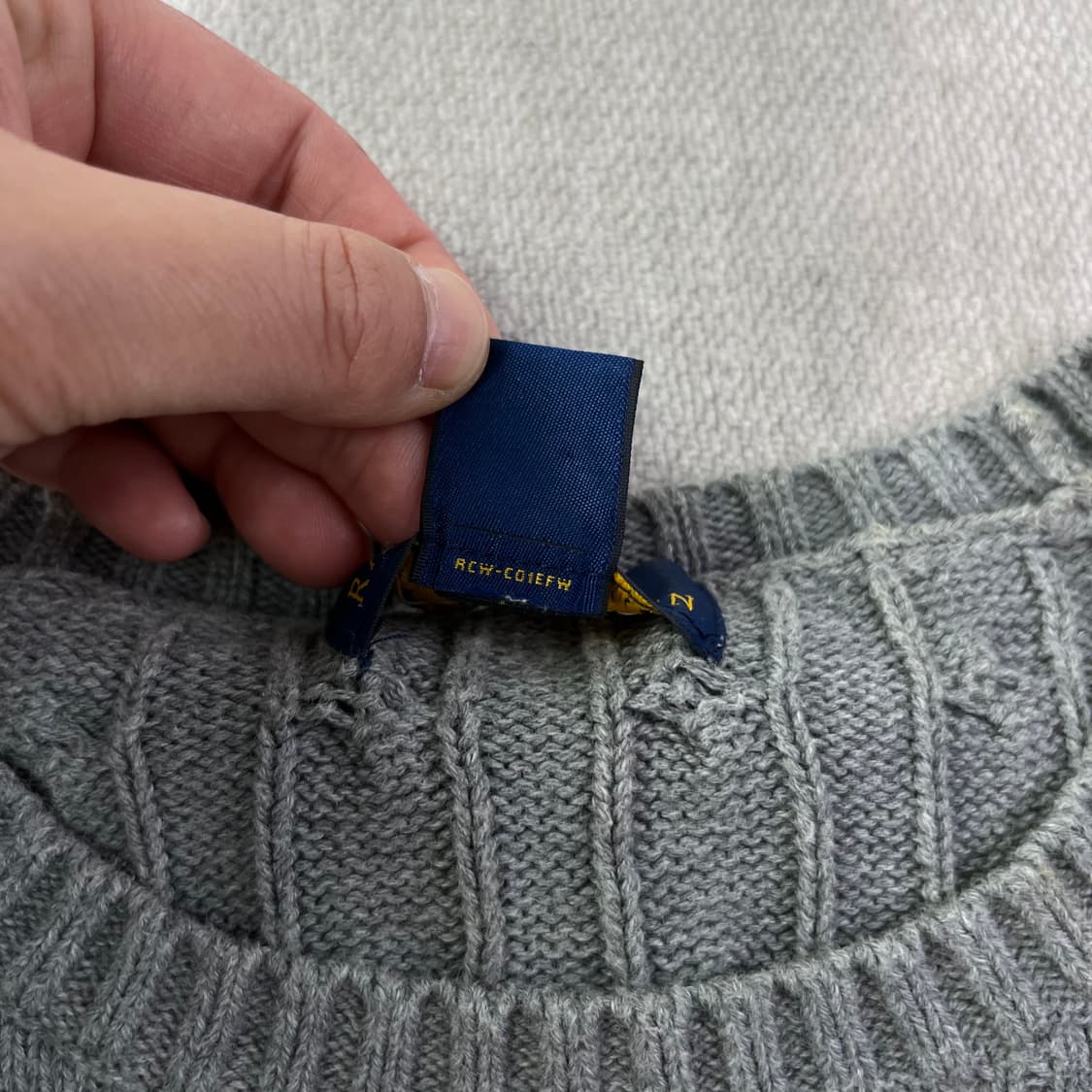 95 폴로랄프로렌 코튼 꽈배기 니트 상품이미지4