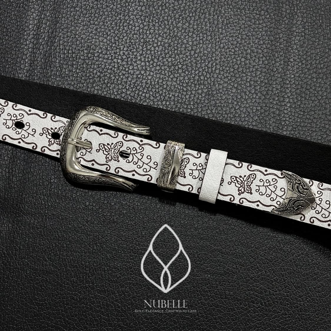 🌗 Ethnic embossed belt / 에스닉 음각 가죽 벨트 상품이미지2
