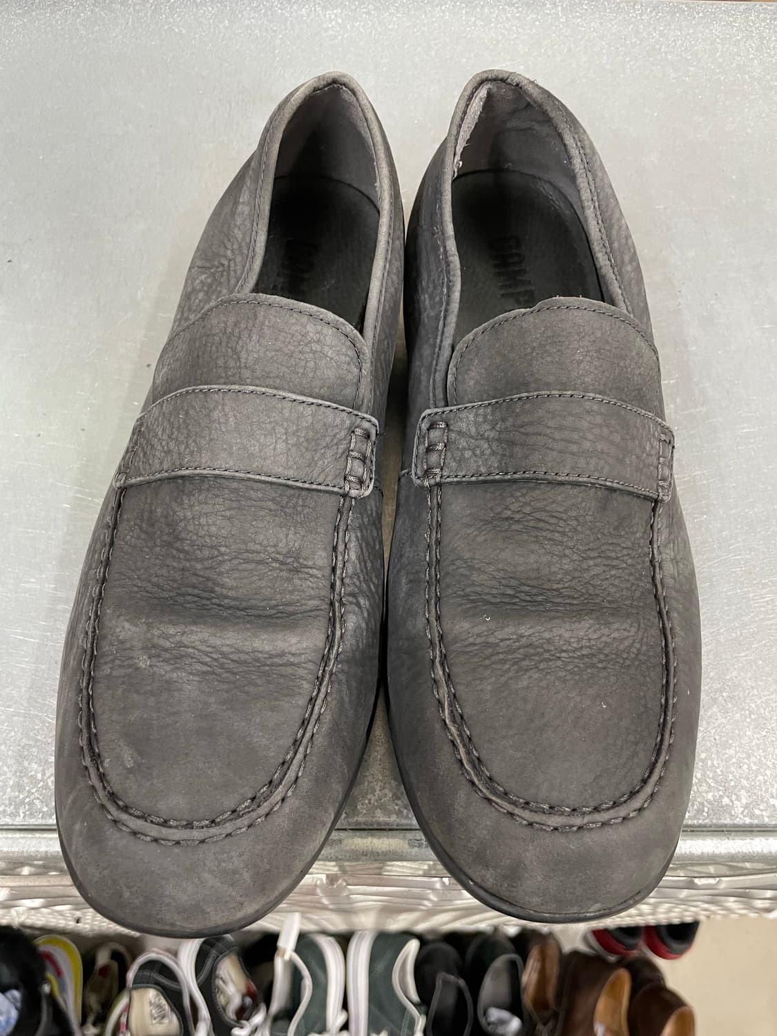 캠퍼 레더 로퍼 그레이 42 (gr-4476) 상품이미지5