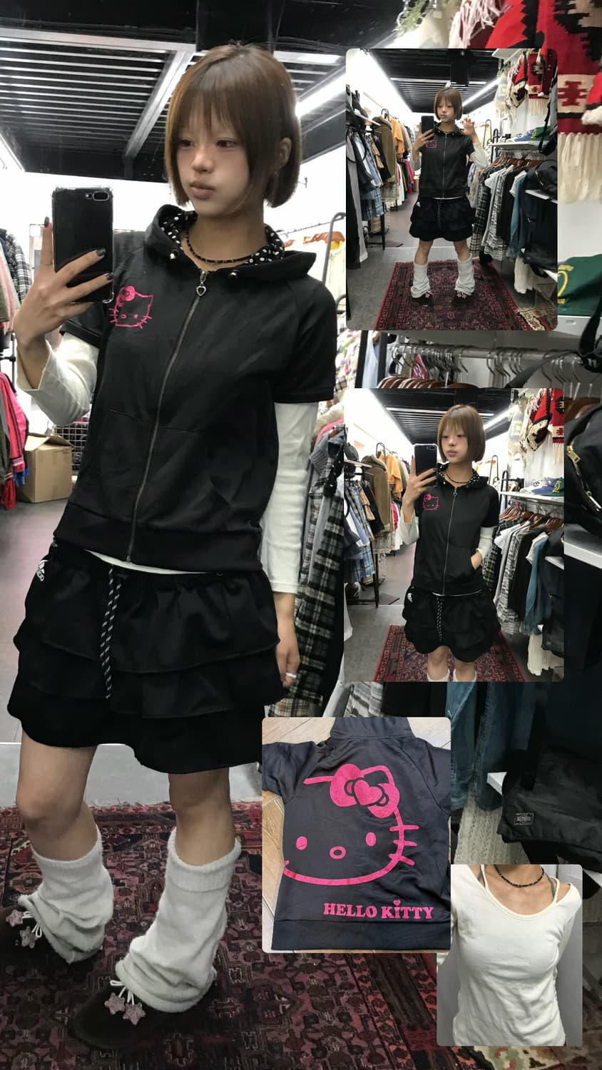 🎀헬로키티후집 코디 Set🎀 상품이미지1