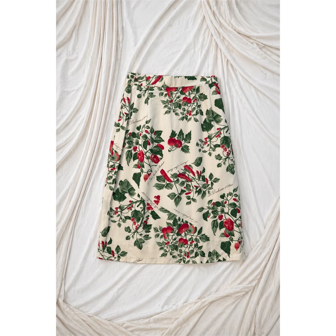 플라워 미디 스커트 상품이미지2