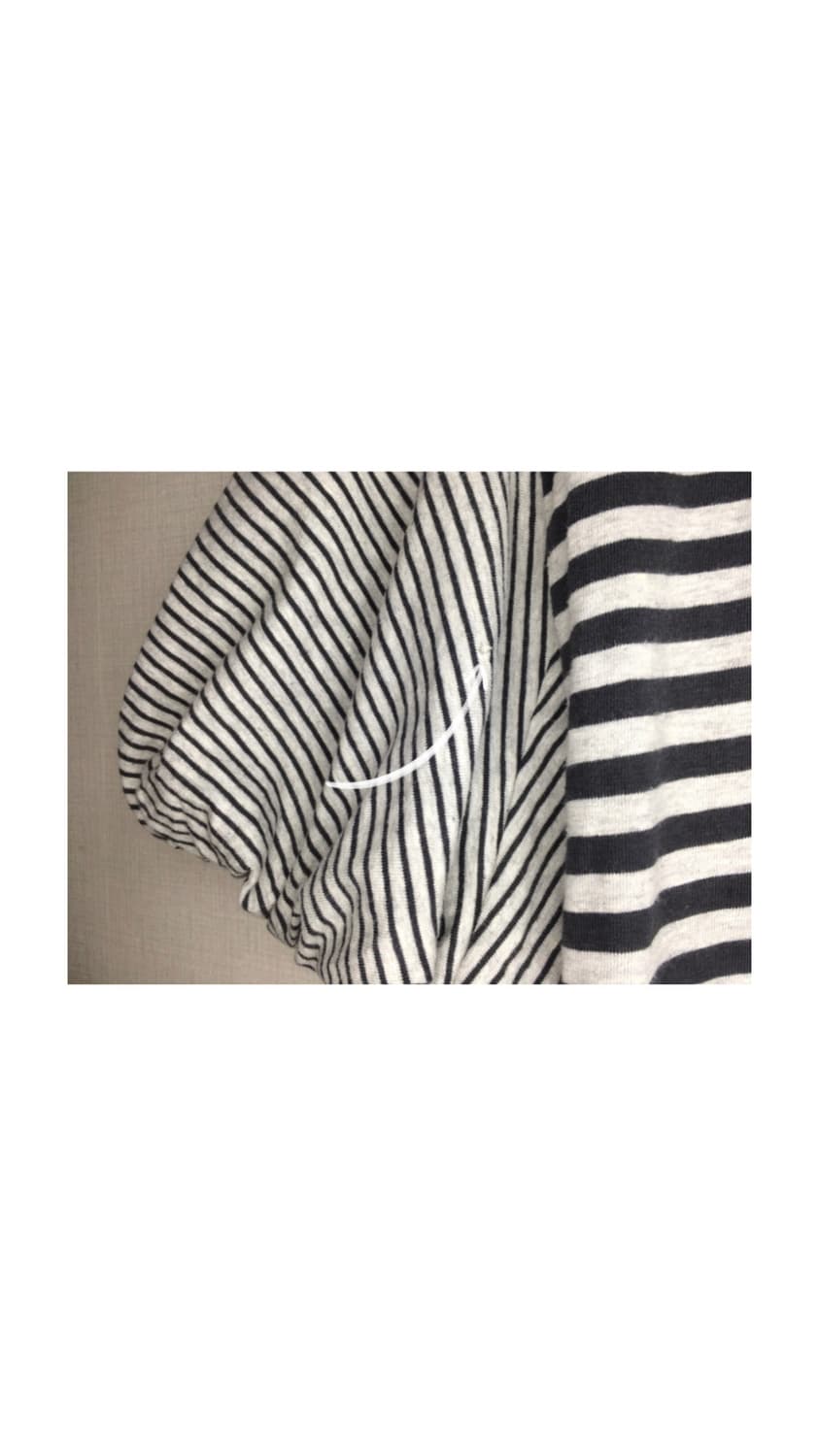 빈티지 스트라이프 퍼프 소매 티셔츠 상품이미지4