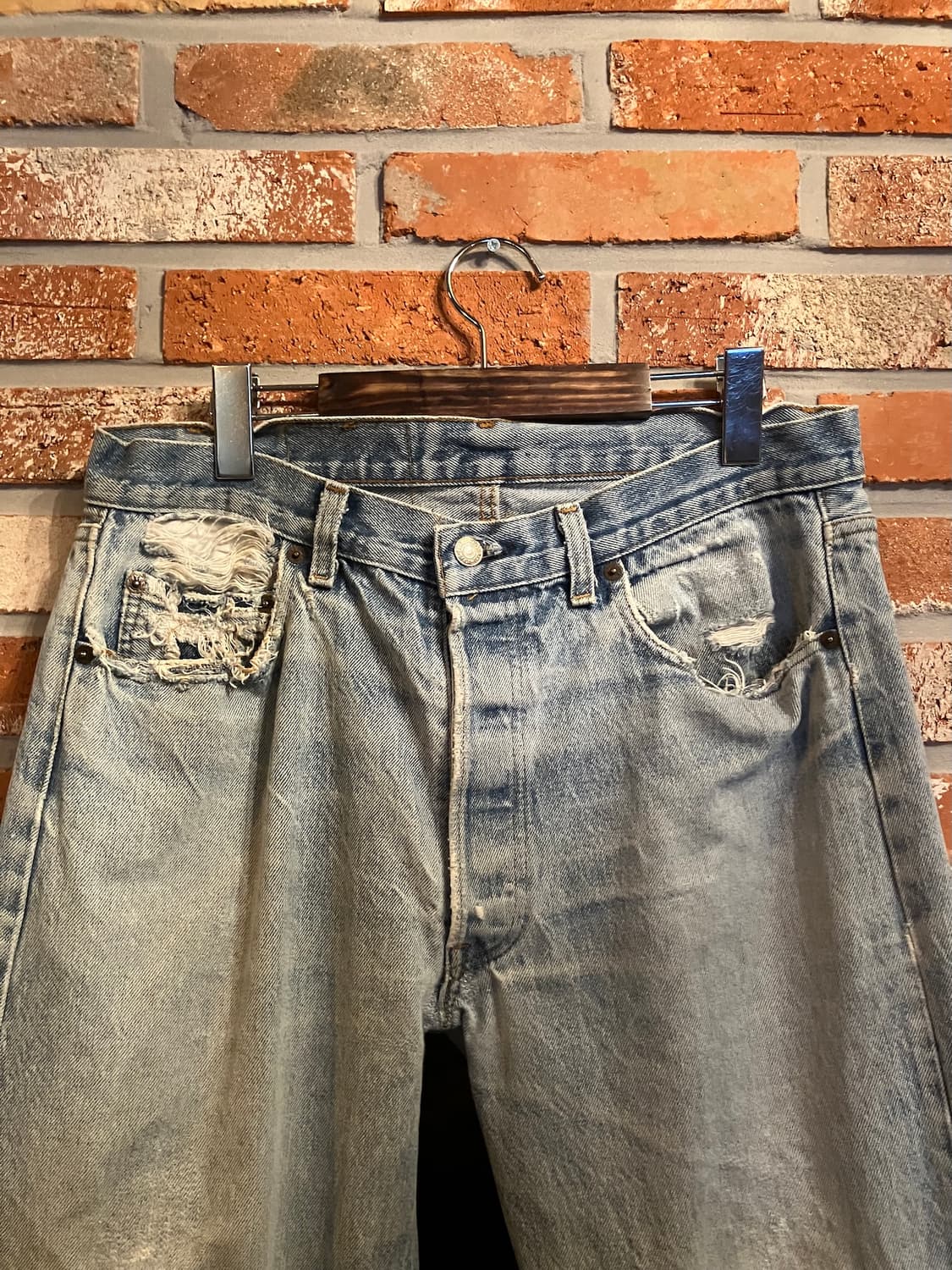 80s USA 빈티지 리바이스 501 데님 팬츠 상품이미지3