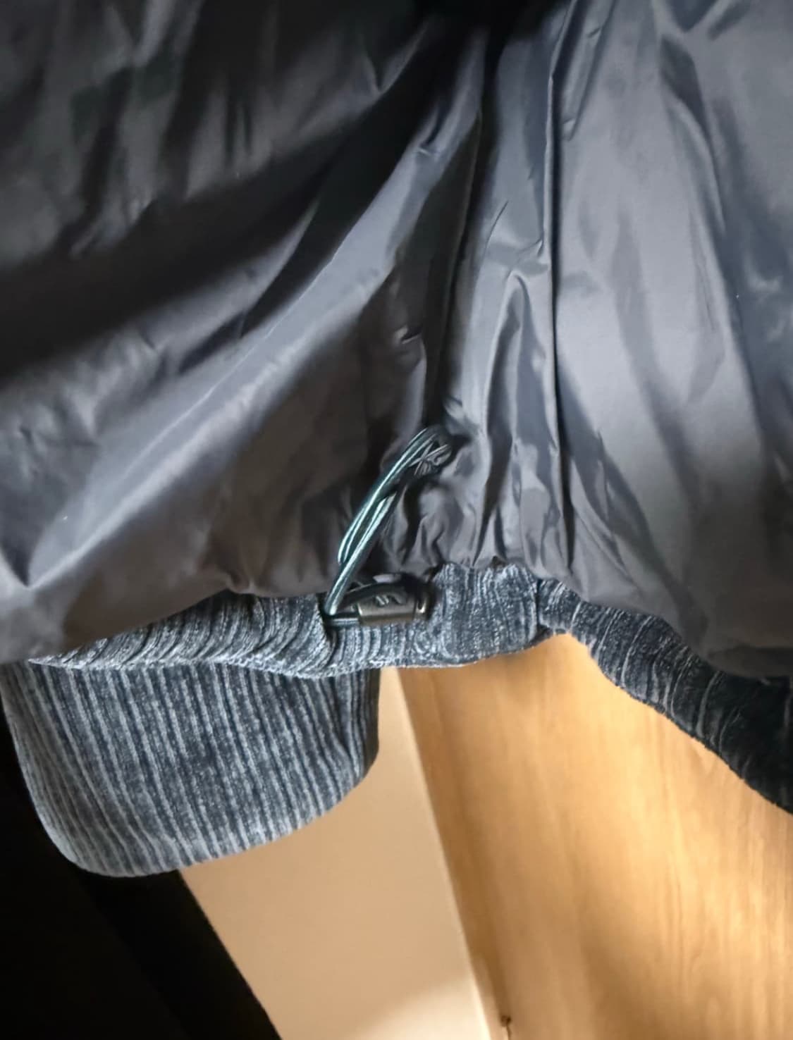 벨리에 코듀로이 패딩 네이비 L 상품이미지6