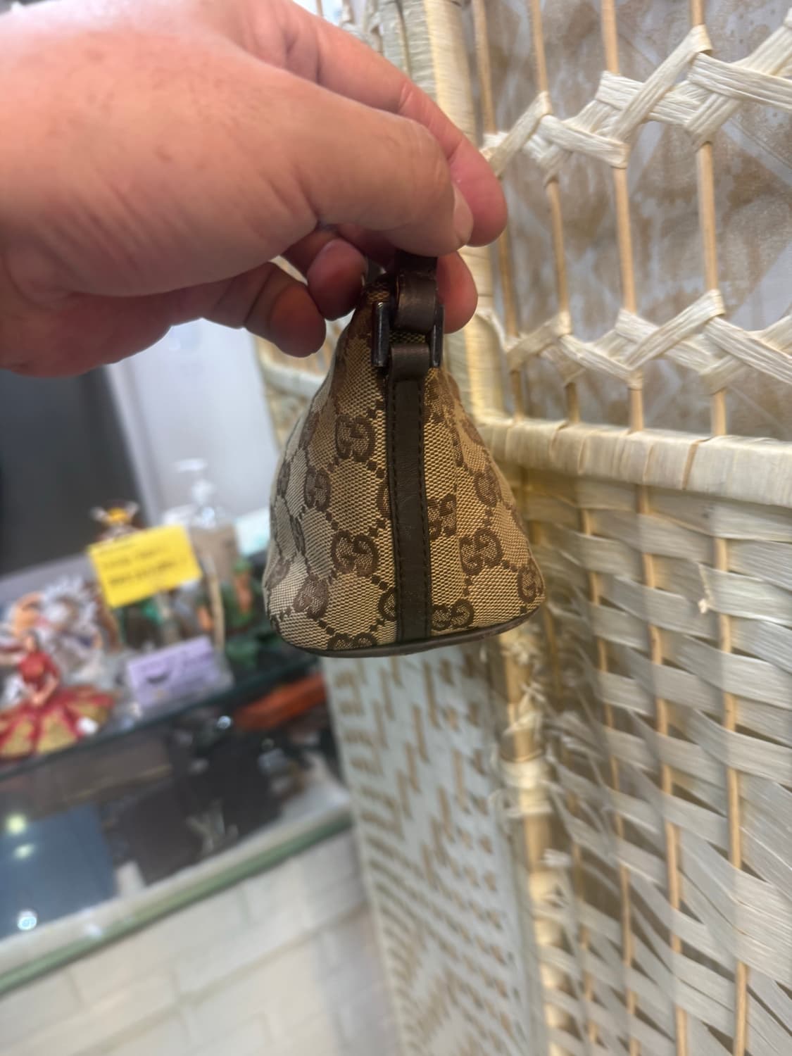 정품 구찌 빈티지 자가드 미니 토트백 팝니다 상품이미지3