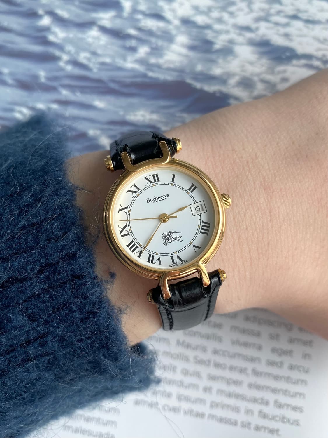 Burberrys 버버리 쿼츠 골드 레이디스 상품이미지7
