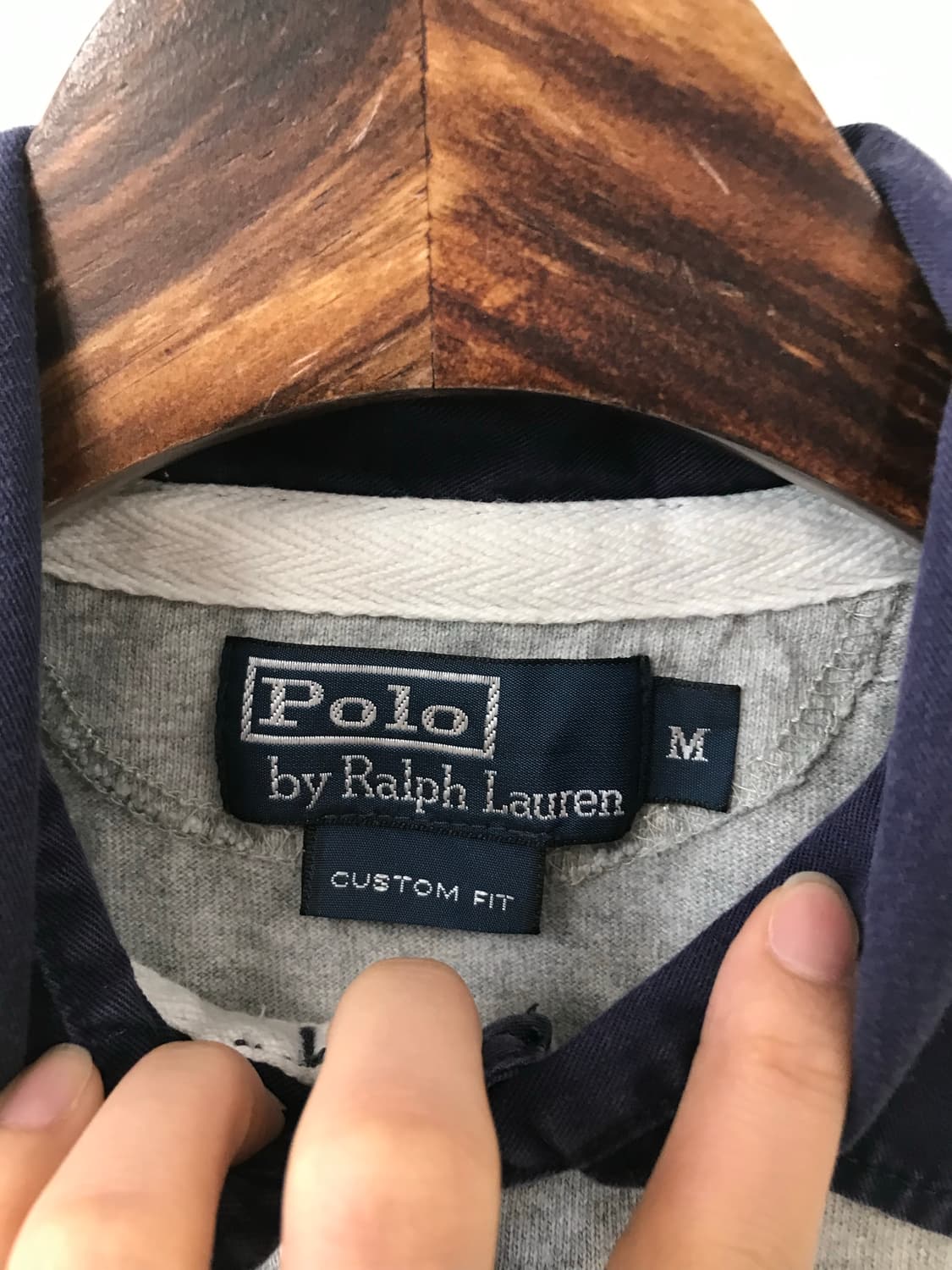 폴로 랄프로렌 USA 성조기 그레이 럭비 티셔츠 상품이미지8