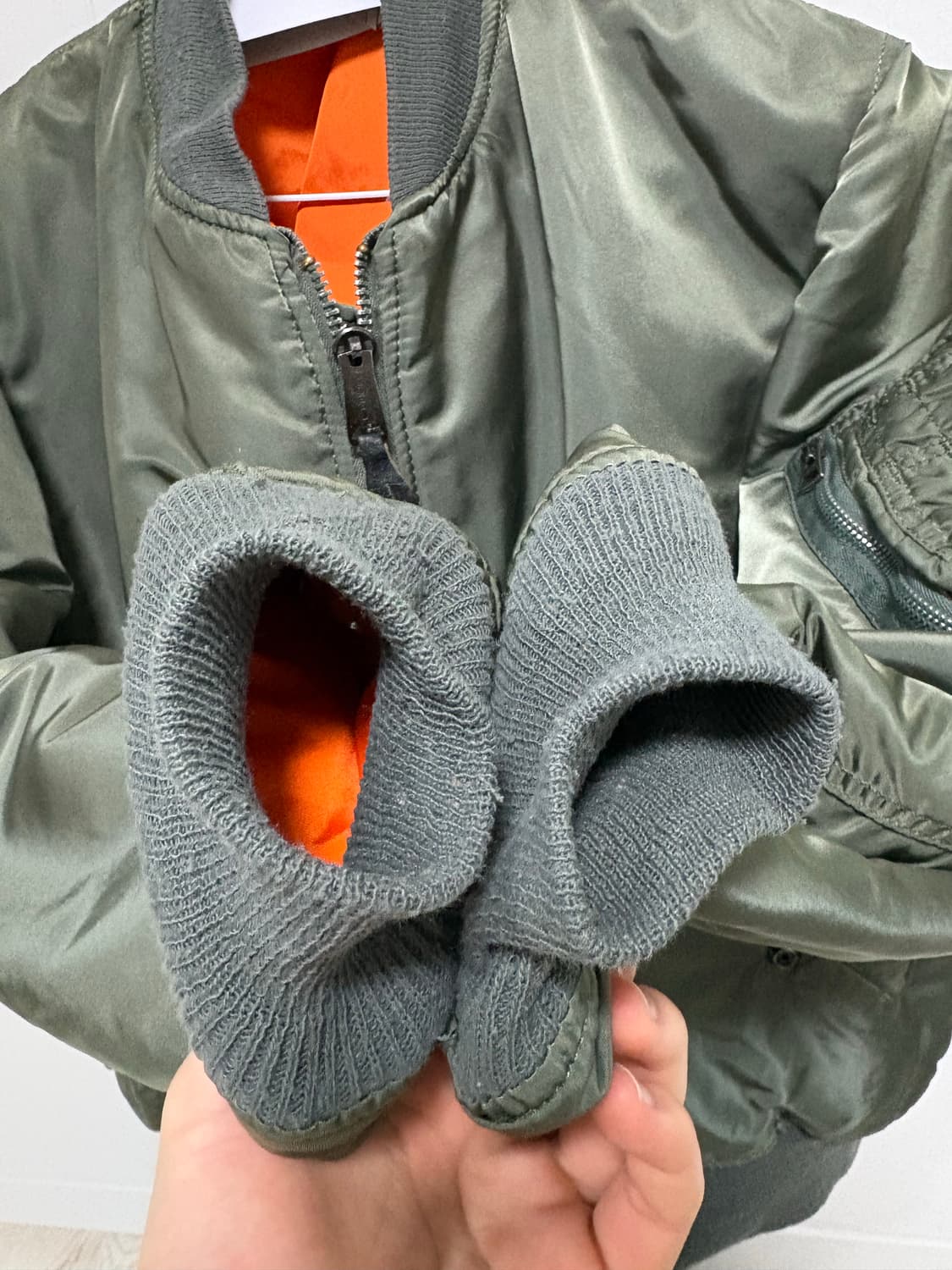 90s Alpha Industries ma-1 usa (L) 상품이미지5