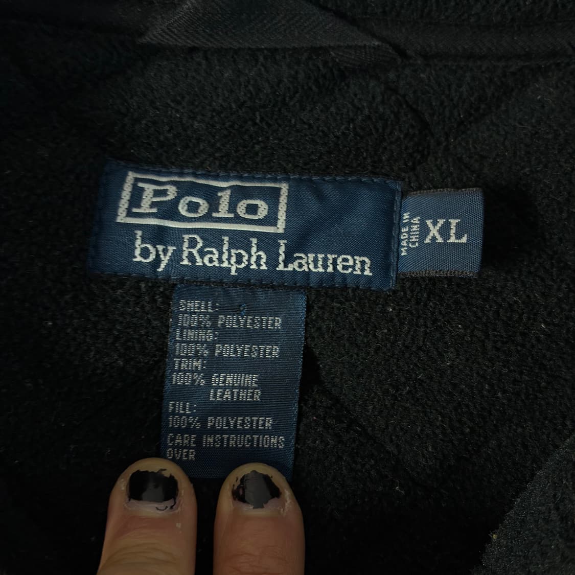 Polo  폴로 랄프로렌 투웨이 블랙 퀼팅 패딩 자켓 상품이미지6