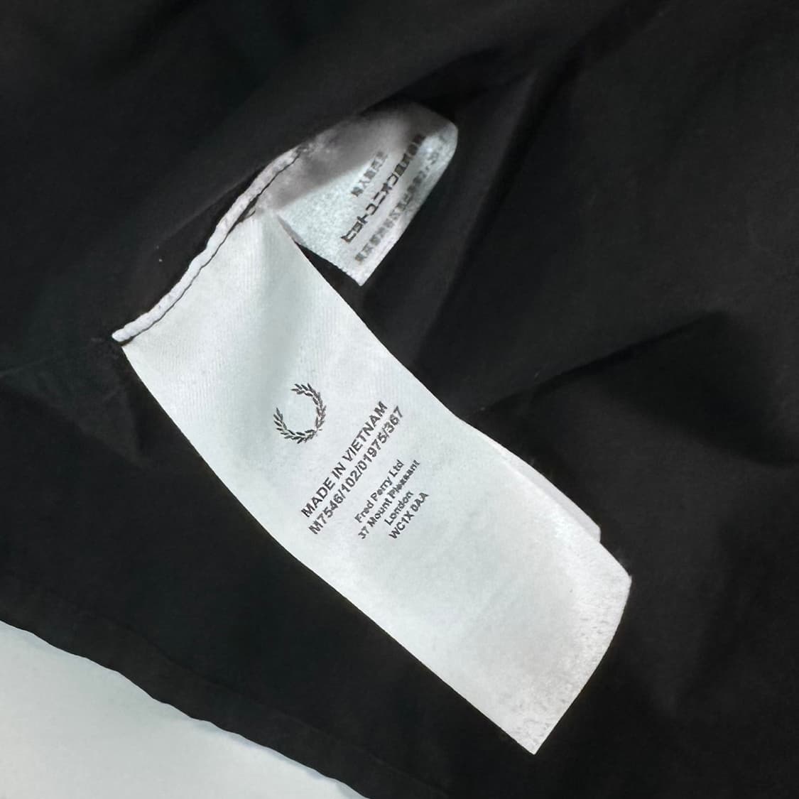 프레드페리 블랙 셔츠 자켓 상품이미지6