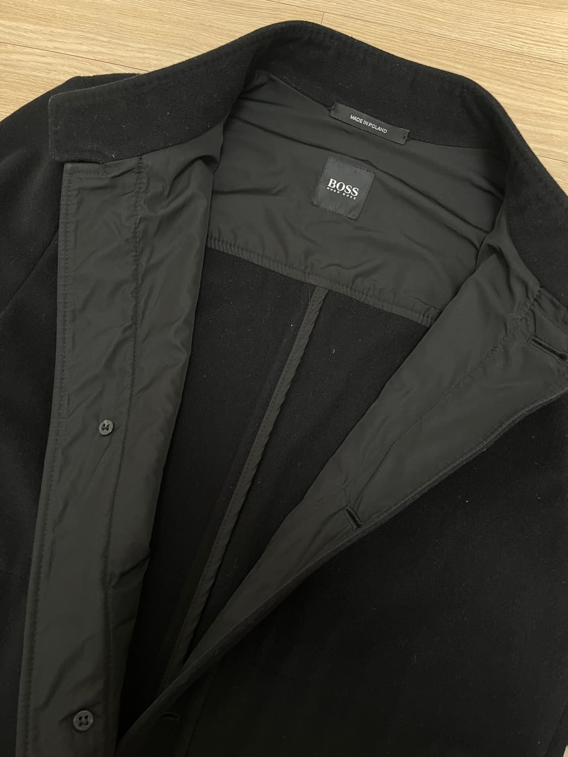 휴고 보스 정품 캐시미어 울 숏코트 여자도 가능 상품이미지3