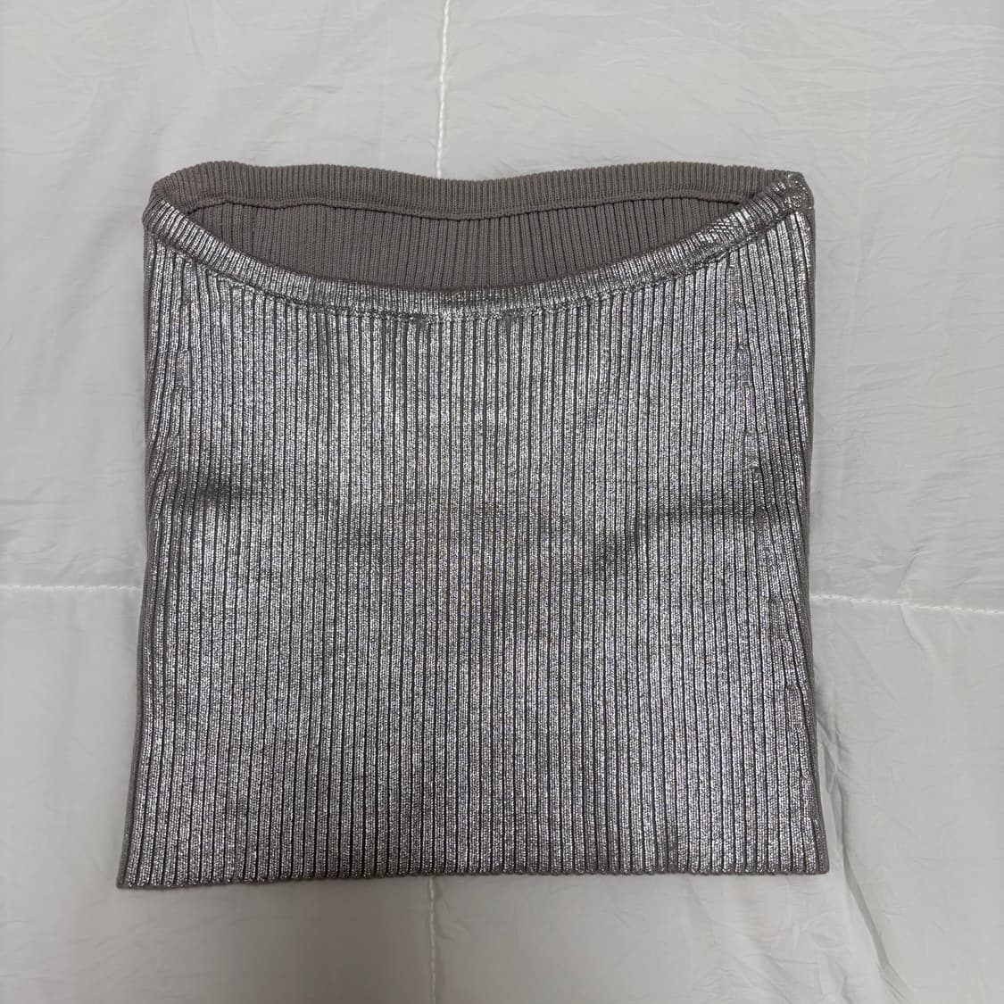 (W) 디젤 M-클라크스빌렉스-C 컷아웃 로고 니트 튜브 탑 상품이미지2