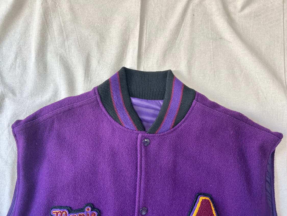 빈티지 야구 바시티 베스트 상품이미지2