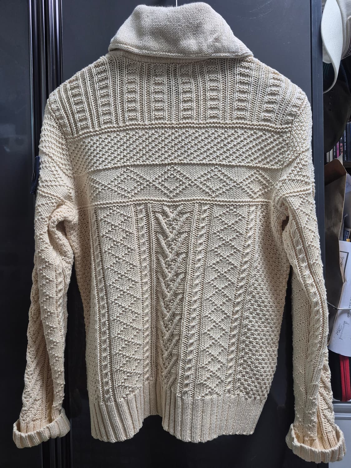 럭비 랄프로렌 피셔맨 숄카라 스웨터 (RRL) 상품이미지2