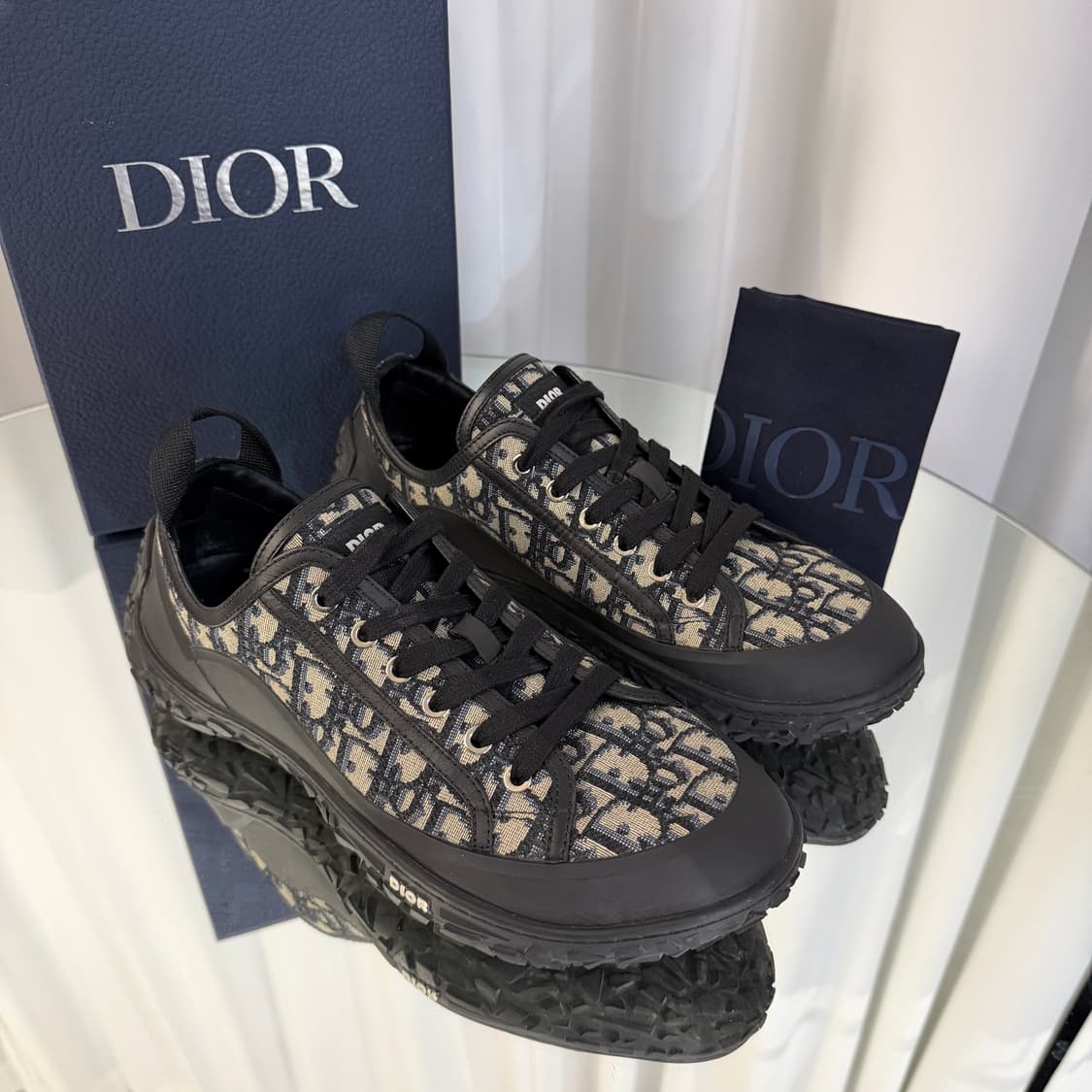 [ 43사이즈 ] 디올 B28 오블리크 스니커즈 상품이미지3