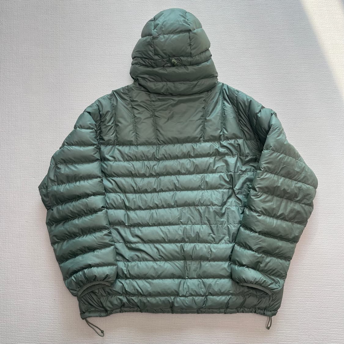 슈프림 마이크로 다운 하프집 후드 올리브 상품이미지2