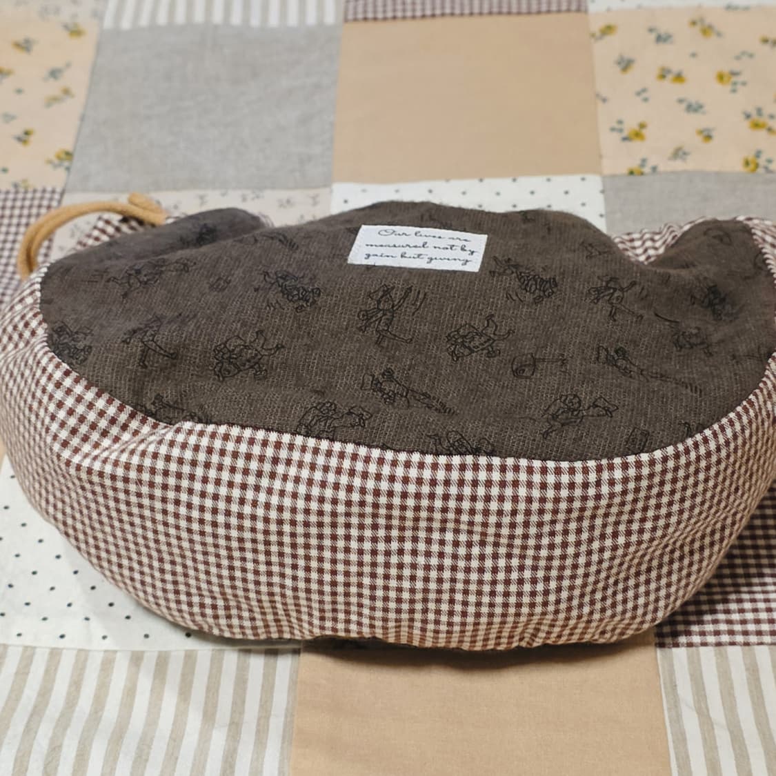 핸드메이드 라운드 스트링 파우치 상품이미지6