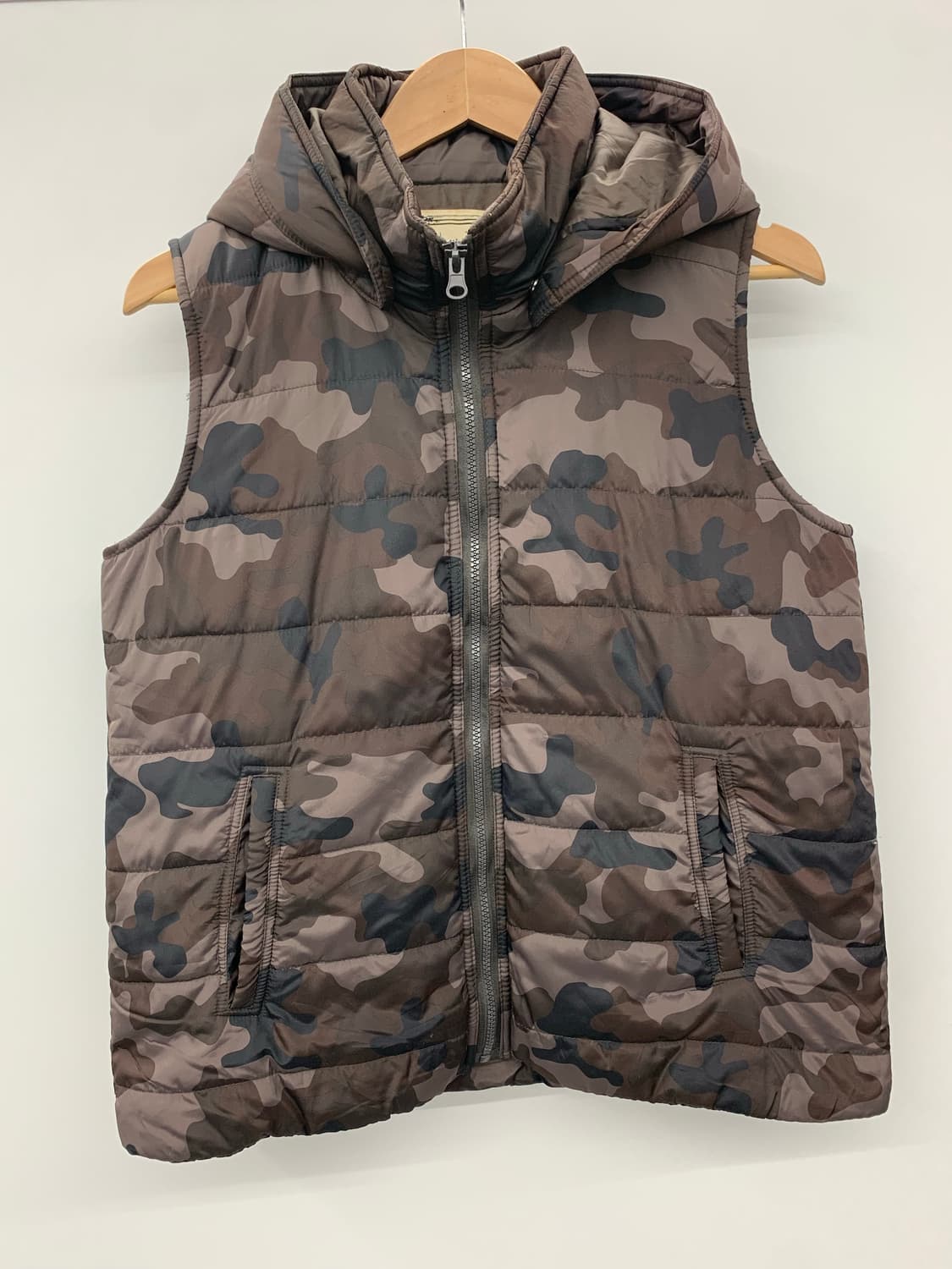 재패니즈 카모 다운 베스트 상품이미지4