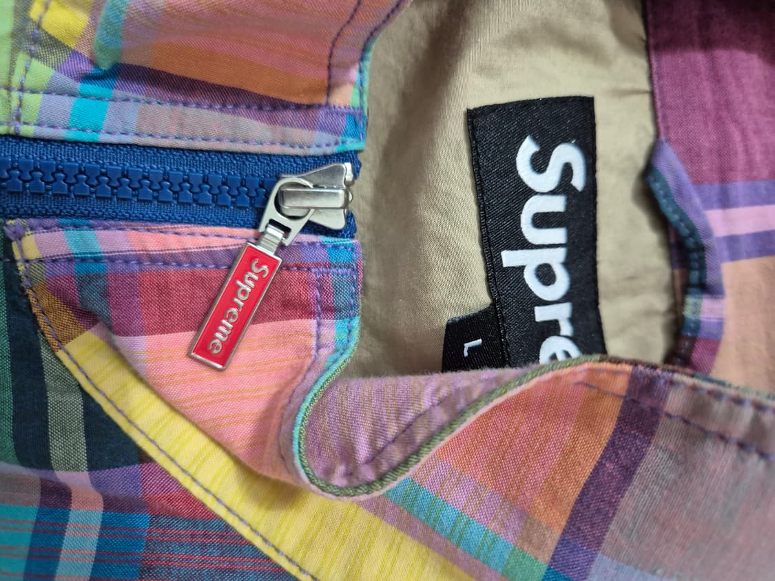supreme 마드라스자켓 멀티컬러 L 상품이미지4