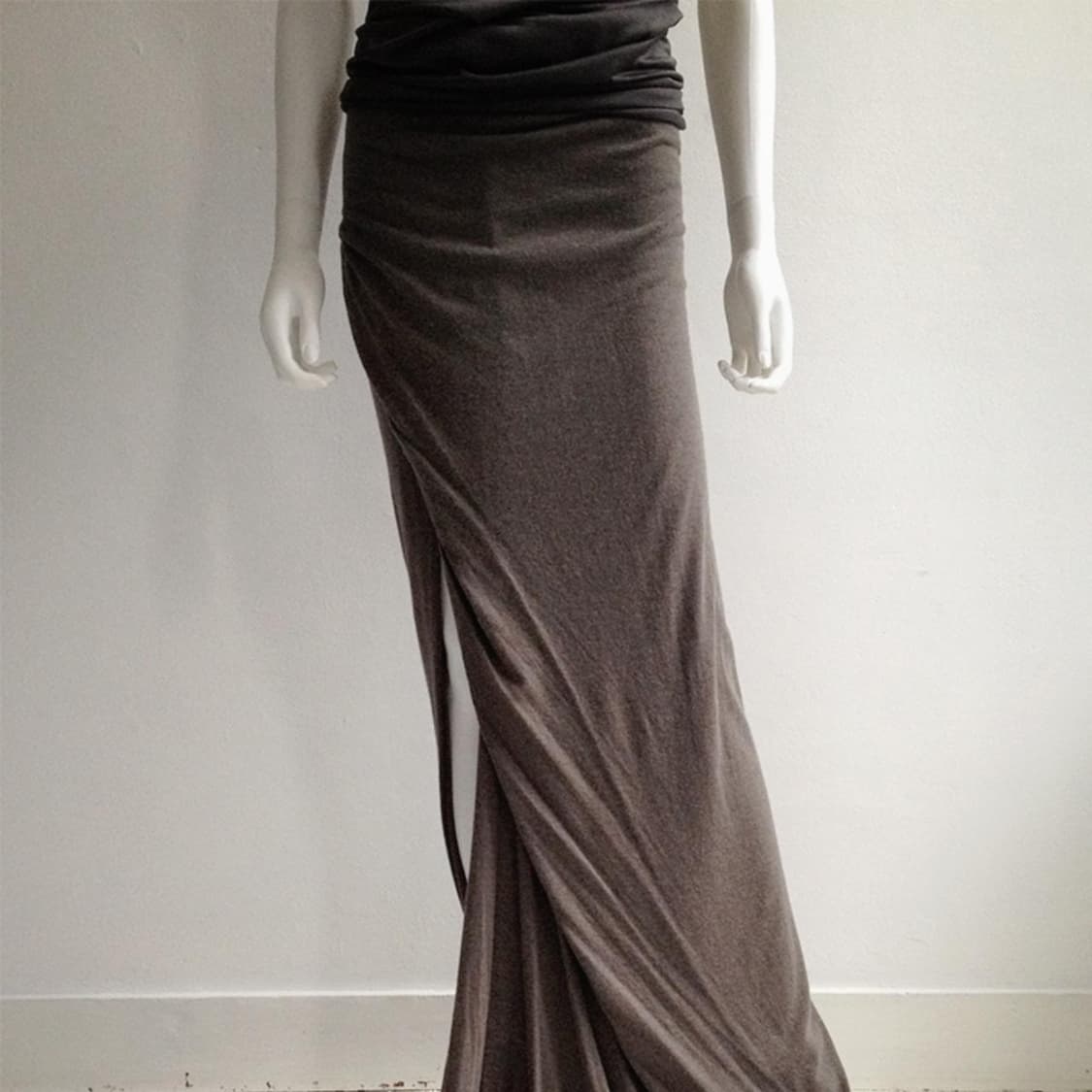 rick owens lilies maxi skirt with train 상품이미지2