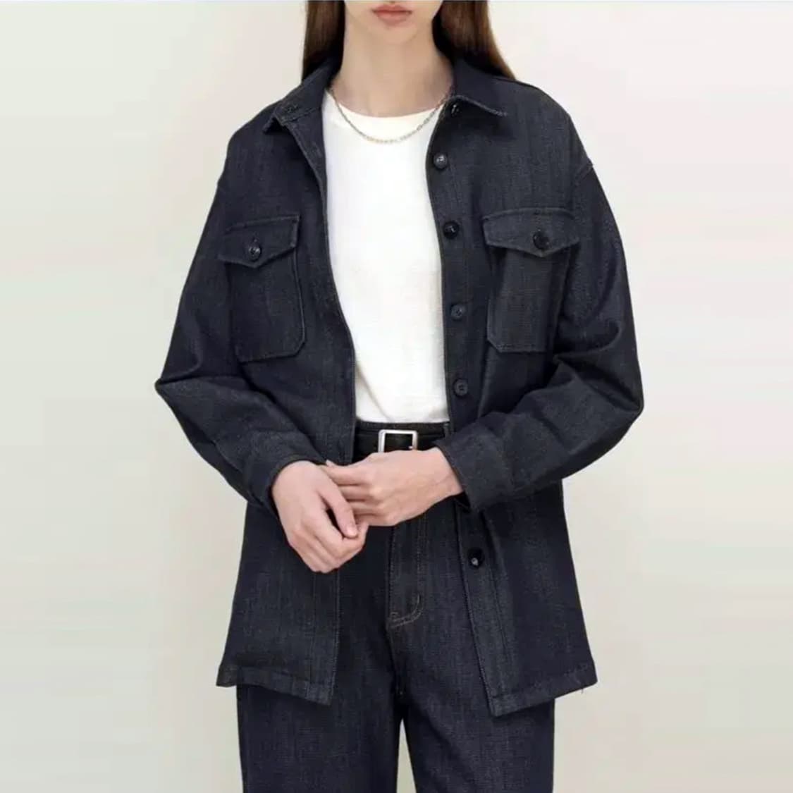 유메르(UMER) 제이든 데님자켓 프리사이즈 상품이미지1