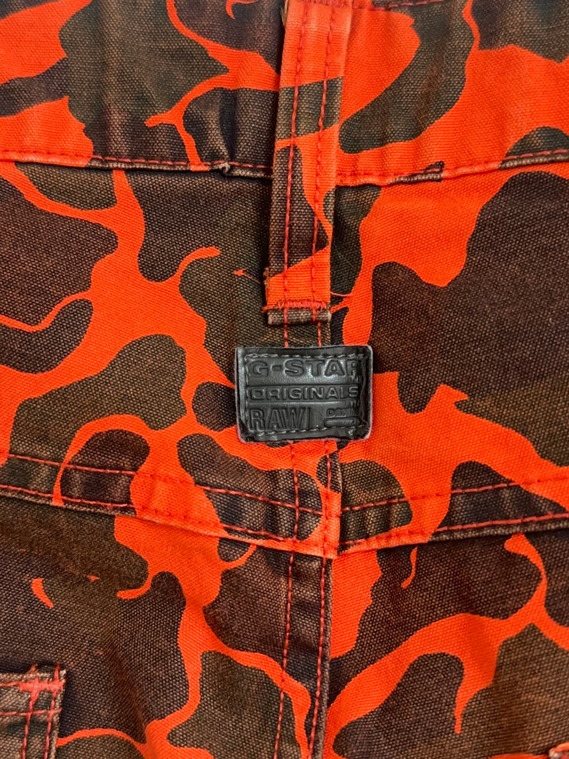 G-STAR RAW 3D테이퍼드 레드카모팬츠 상품이미지6