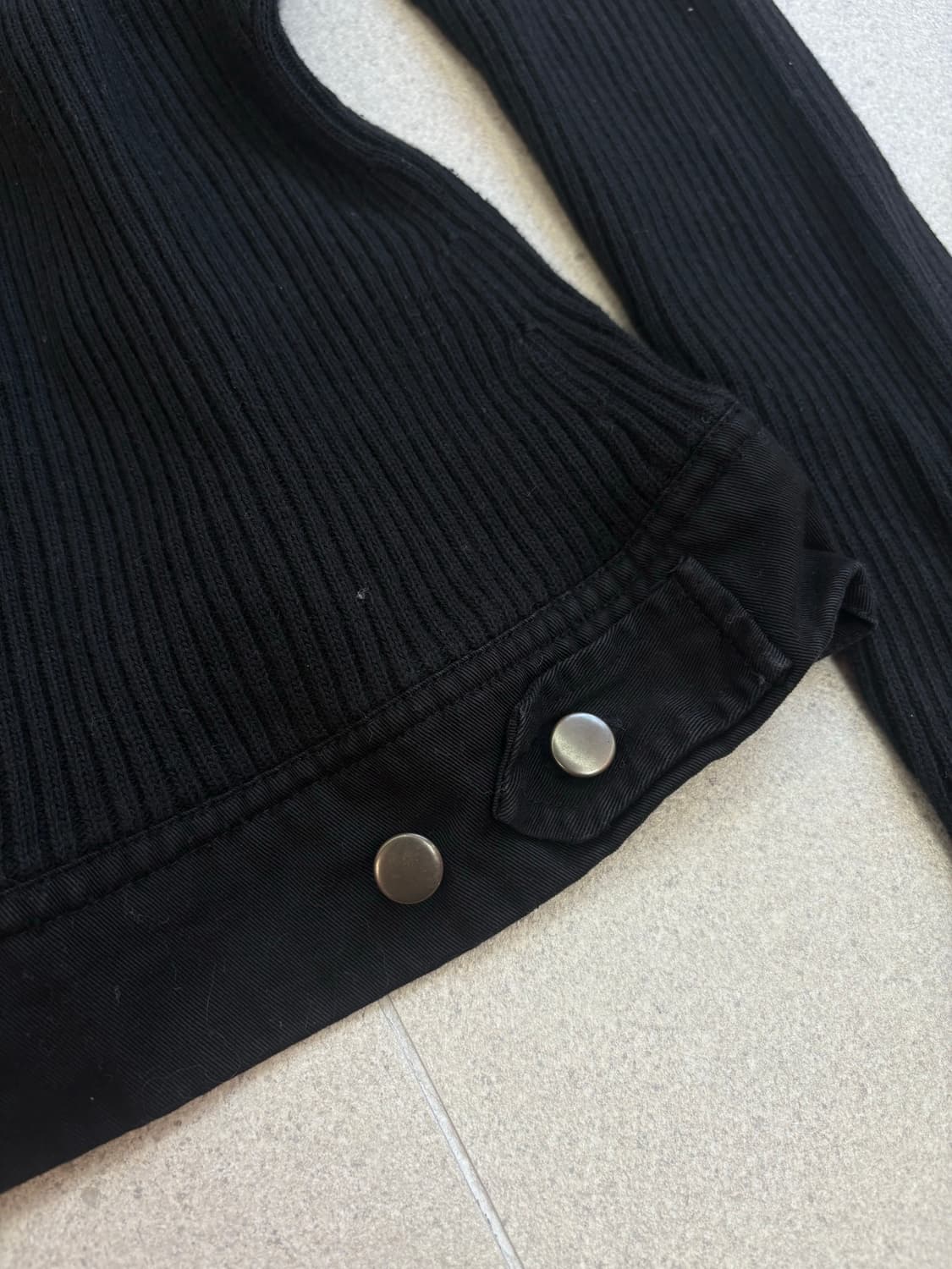 y2k 골지 디테일 집업 상품이미지6