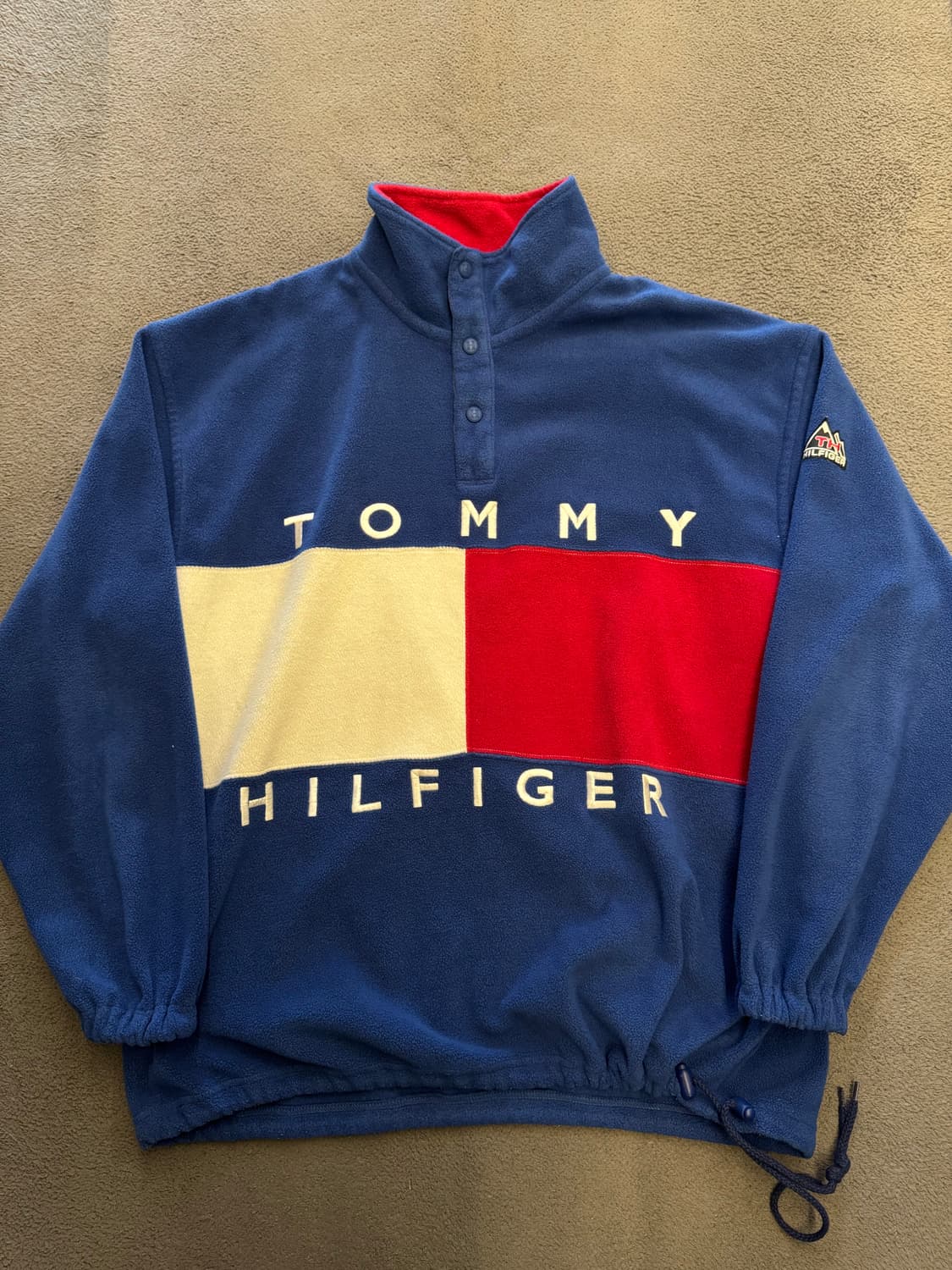 타미힐피거 90s 빅로고 후리스 처분  상품이미지1