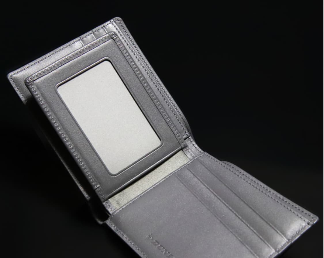 (던롭)남성용 소가죽 반지갑DL-WE104(GR)판매 상품이미지3
